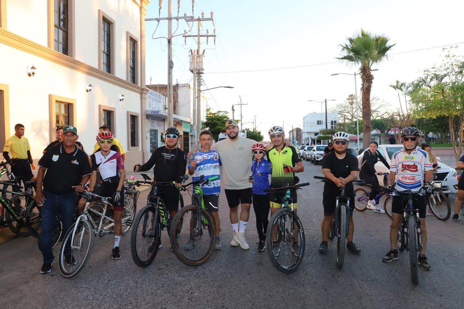 $!Realizan rodada para conmemorar el Día Mundial de la Bicicleta, en Elota