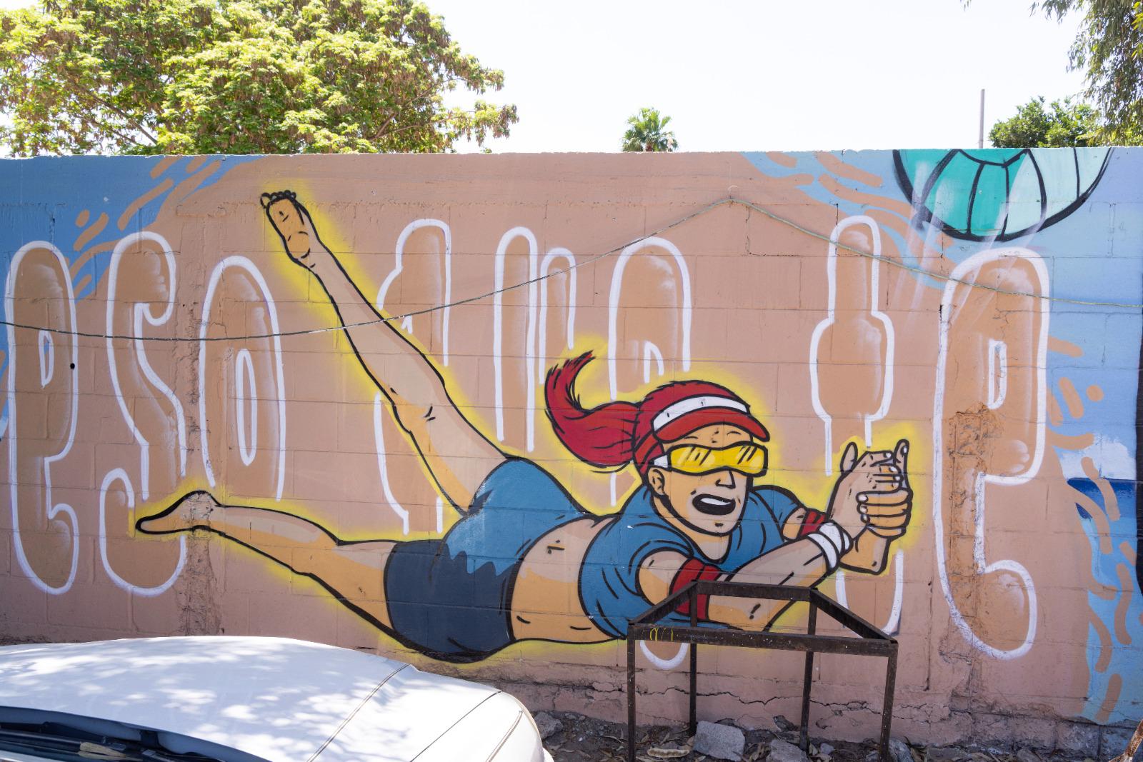 $!Develan mural que cuenta la historia de la pesca sustentable en Altata