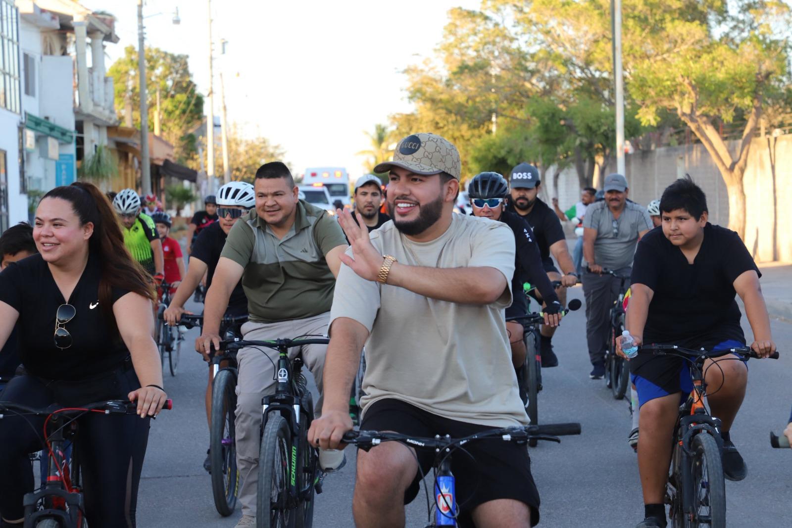 $!Realizan rodada para conmemorar el Día Mundial de la Bicicleta, en Elota