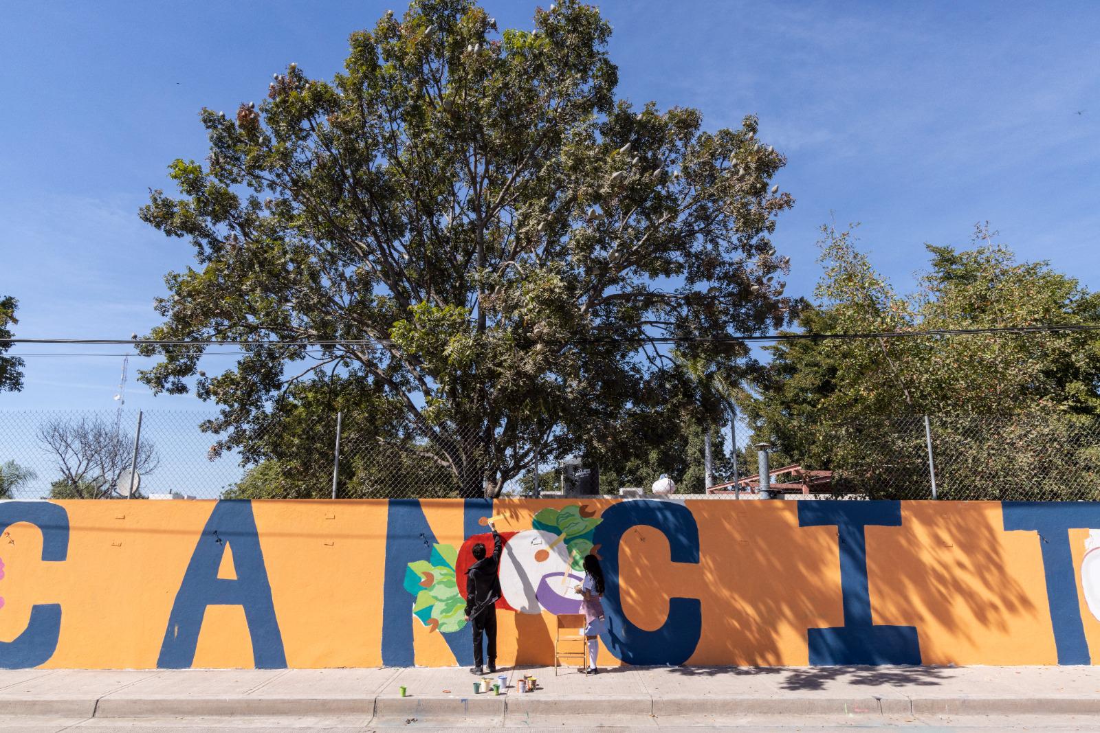 $!Estudiantes de secundaria en Culiacán dejan su legado en murales