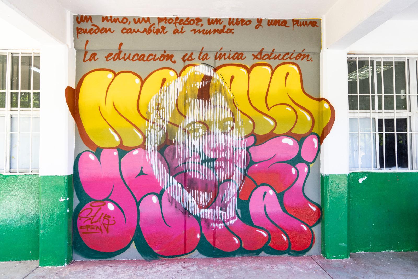 $!Estudiantes de secundaria en Culiacán dejan su legado en murales