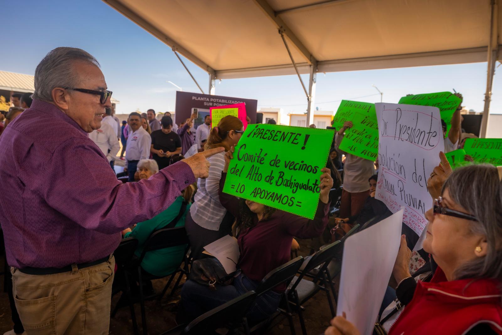$!Dan banderazo a la construcción de planta potabilizadora en Culiacán