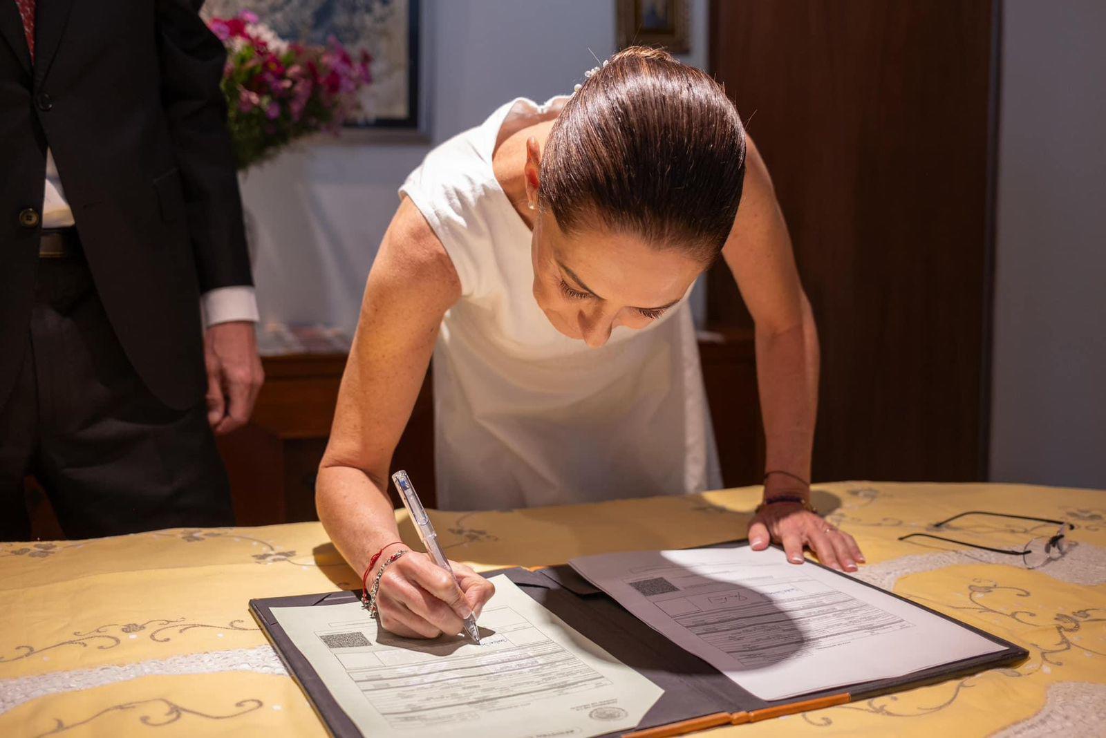 $!Claudia Sheinbaum contrae matrimonio con el mazatleco Jesús María Tarriba