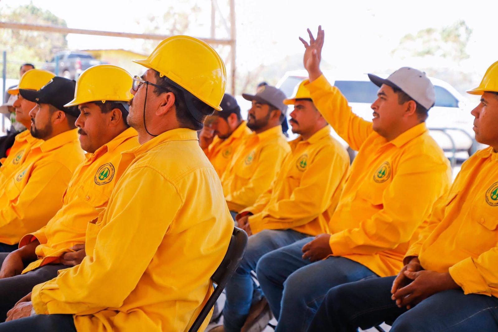 $!Integran brigada contra incendios forestales en Potrerillos, Concordia