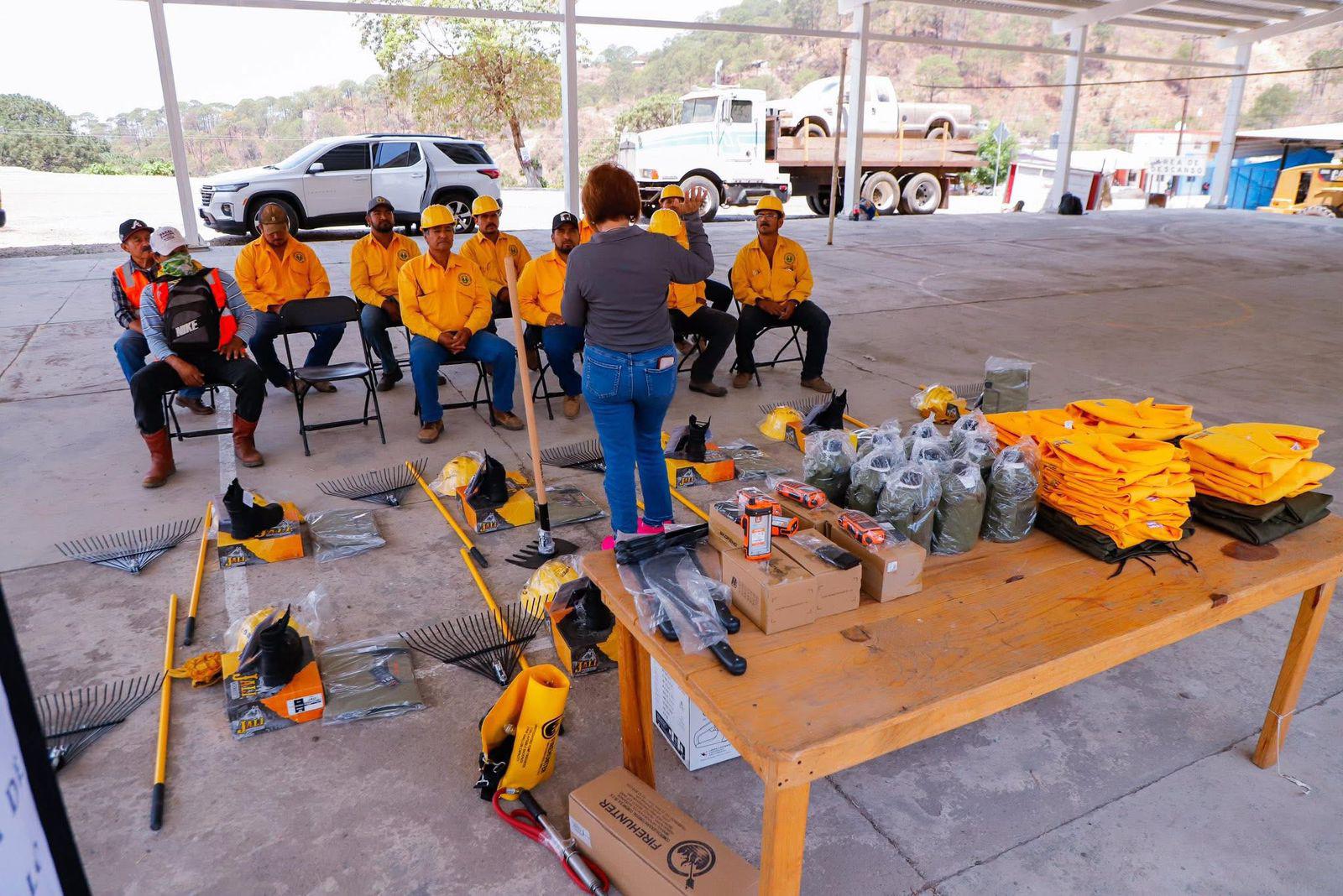 $!Integran brigada contra incendios forestales en Potrerillos, Concordia