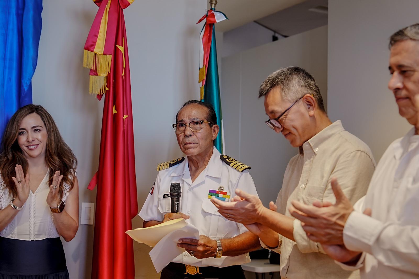 $!El Museo Casa del Marino de Mazatlán se fortalece con donación de la naviera COSCO Shipping Lines