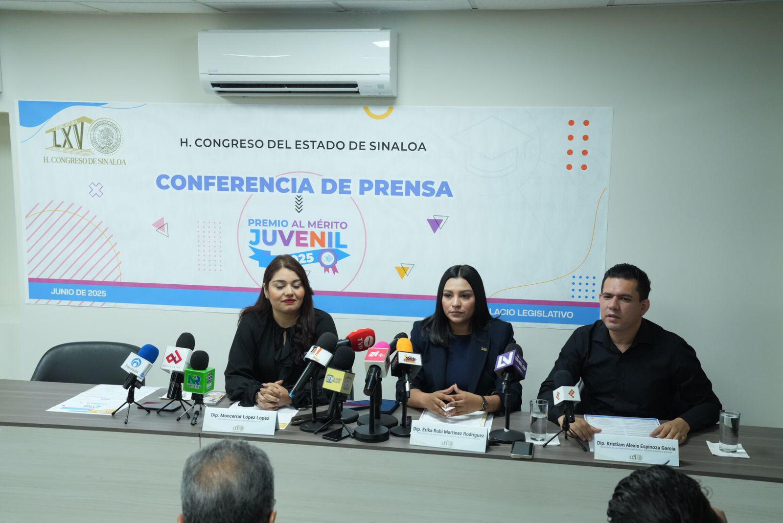 $!Convoca Congreso de Sinaloa al Premio al Mérito Juvenil 2025