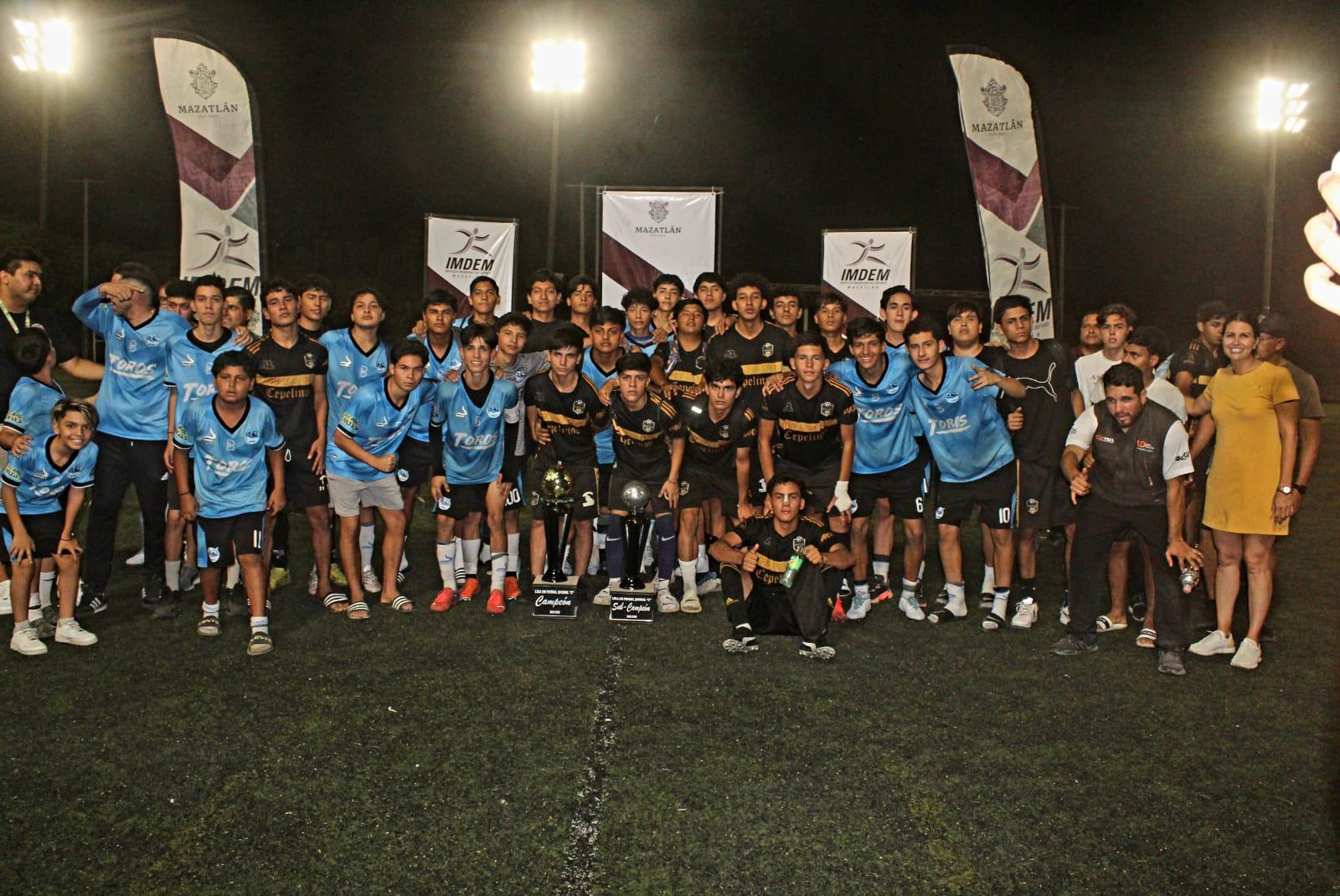 $!Toros se proclama bicampeón del Torneo de Futbol Juvenil ‘C’ Municipal
