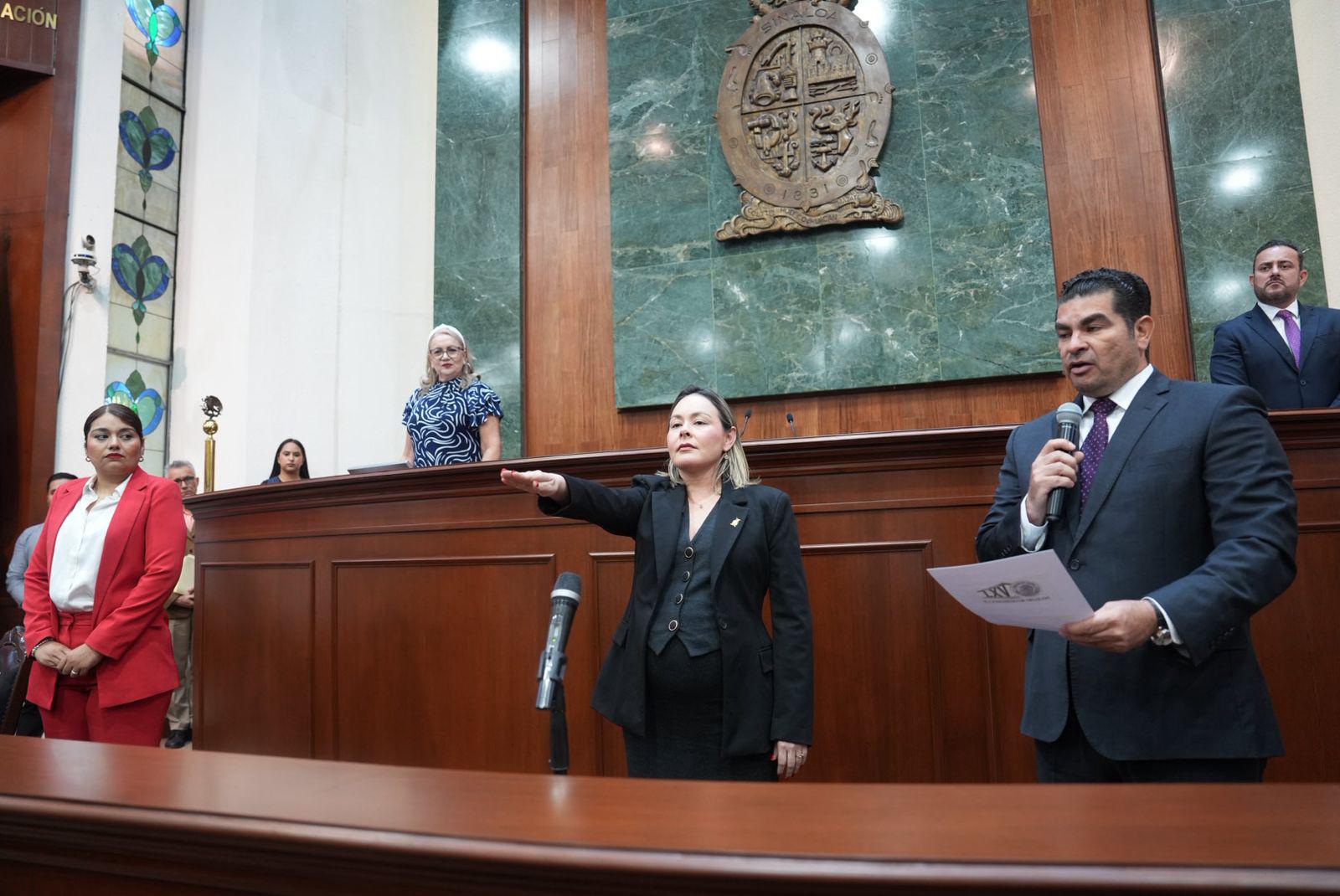 $!Yeraldine Bonilla es la nueva Gobernadora interina de Sinaloa