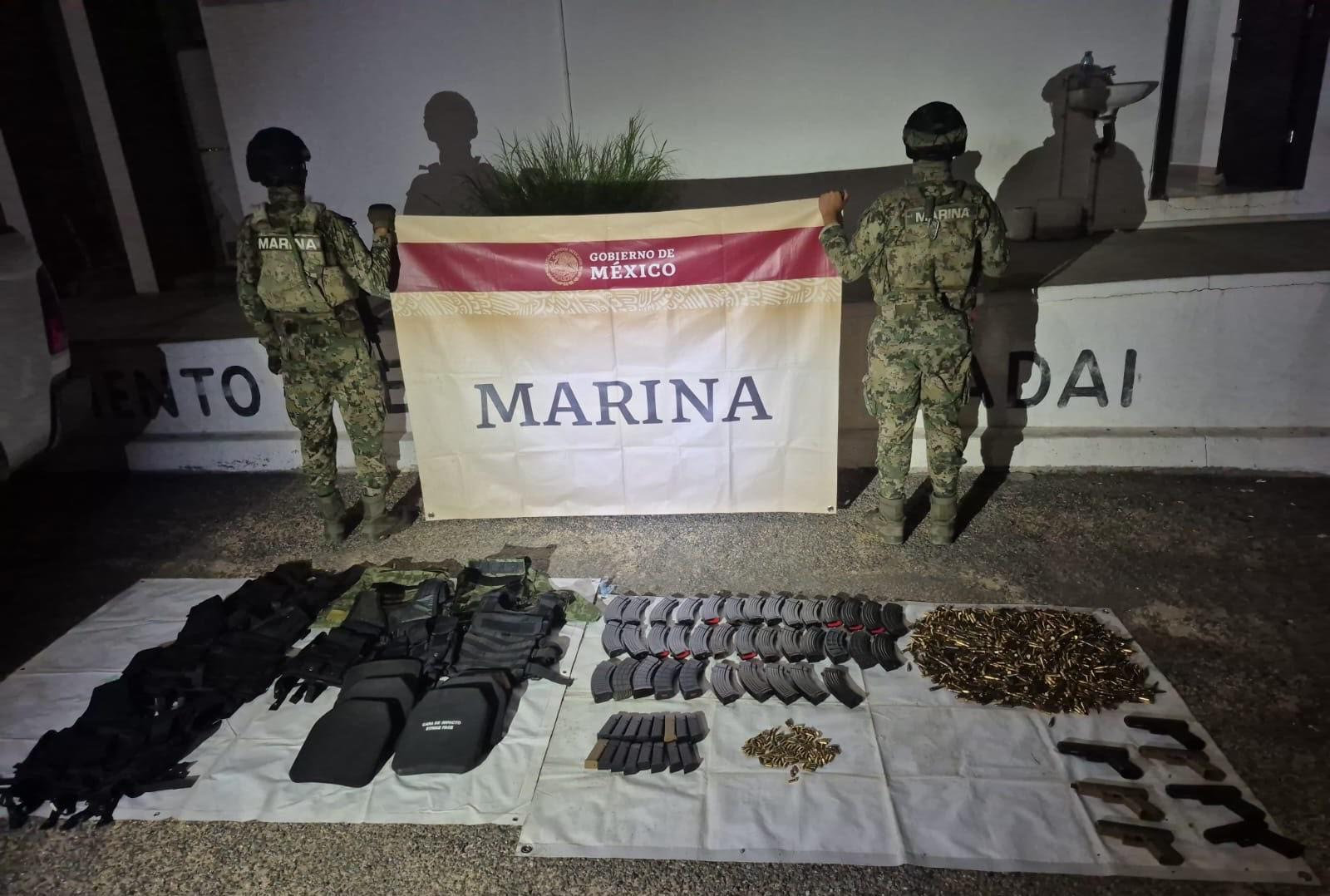 $!Decomisan armas, municiones y equipo táctico en Los Cabos, Baja California Sur