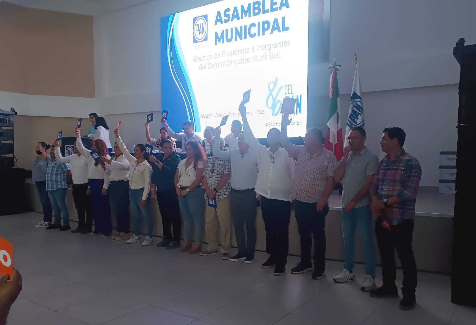 $!Tras Asamblea Municipal del PAN, Nadia Vega Olivas es elegida como nueva dirigente del partido en Mazatlán