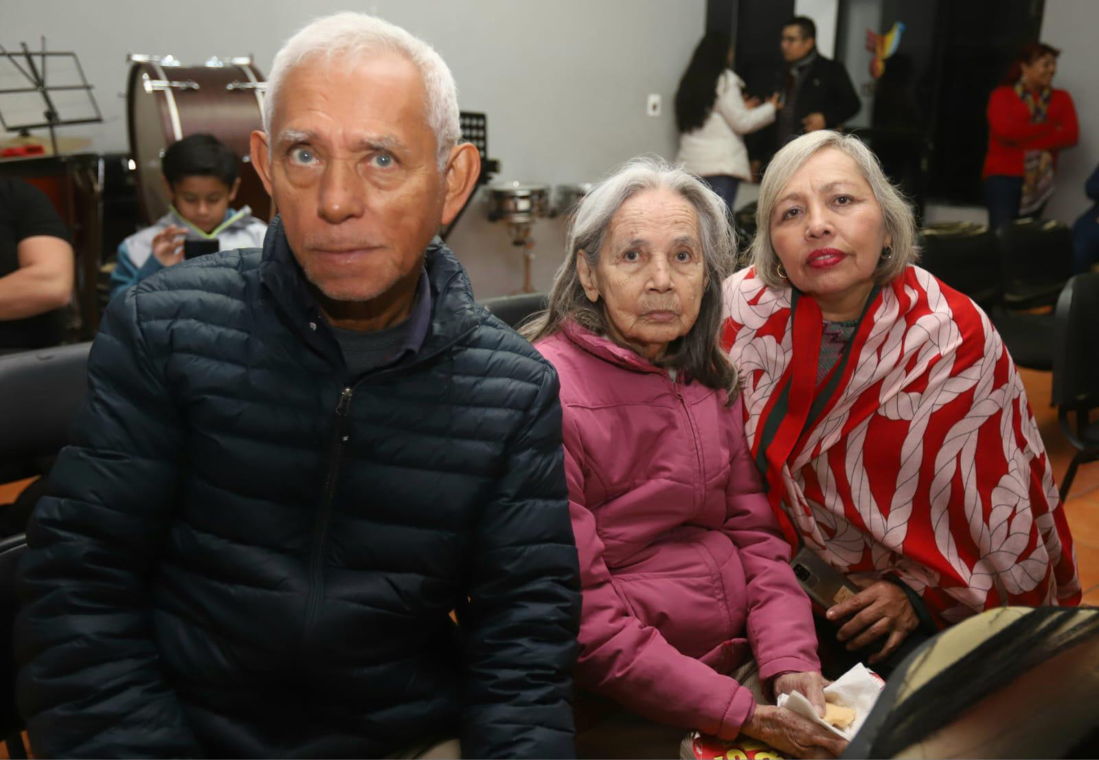 $!José María Carvajal, Dolores Guardado y Eutimia Osuna.