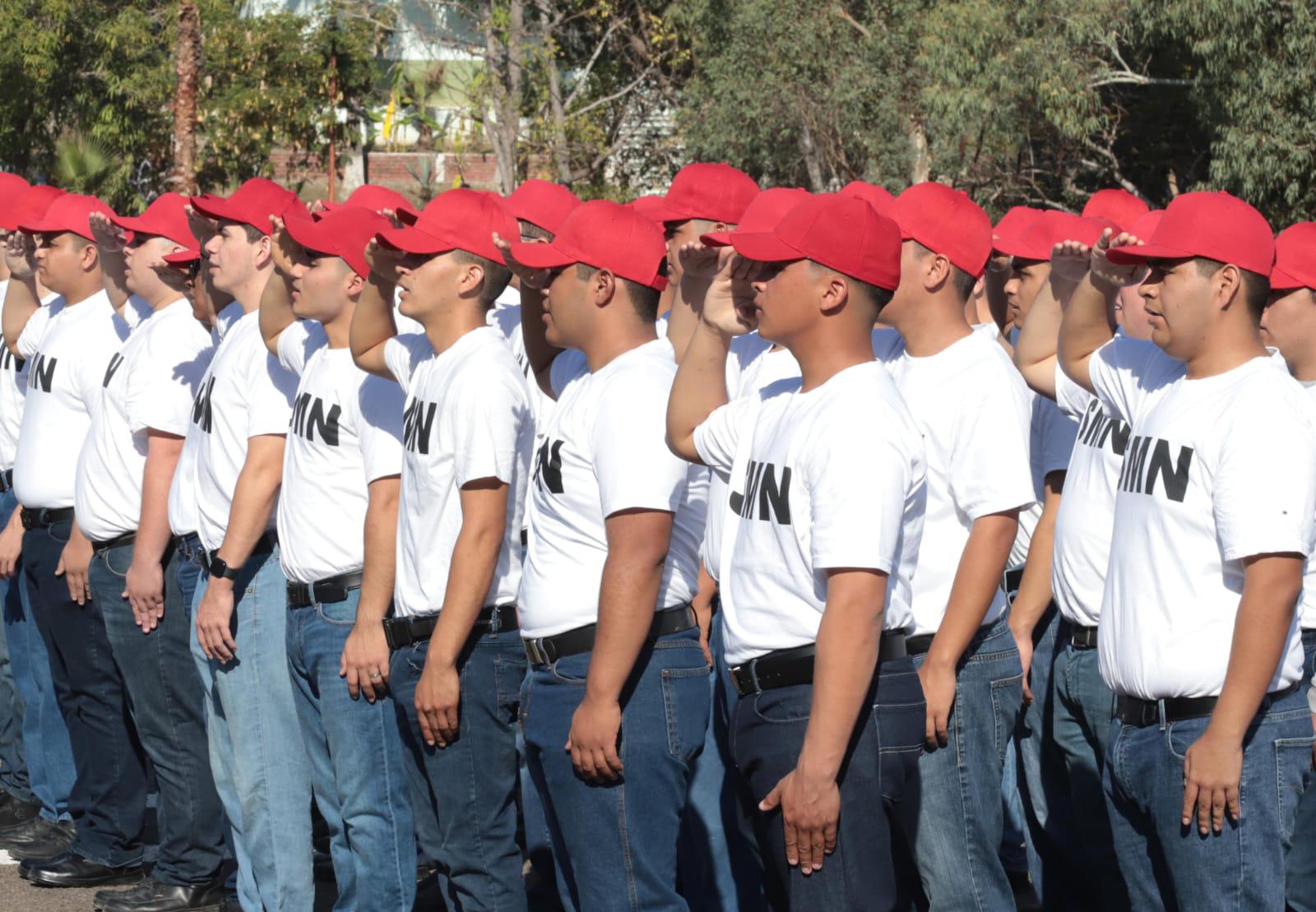 $!Arrancan 201 jóvenes su Servicio Militar Nacional en la Tercera Región de Mazatlán