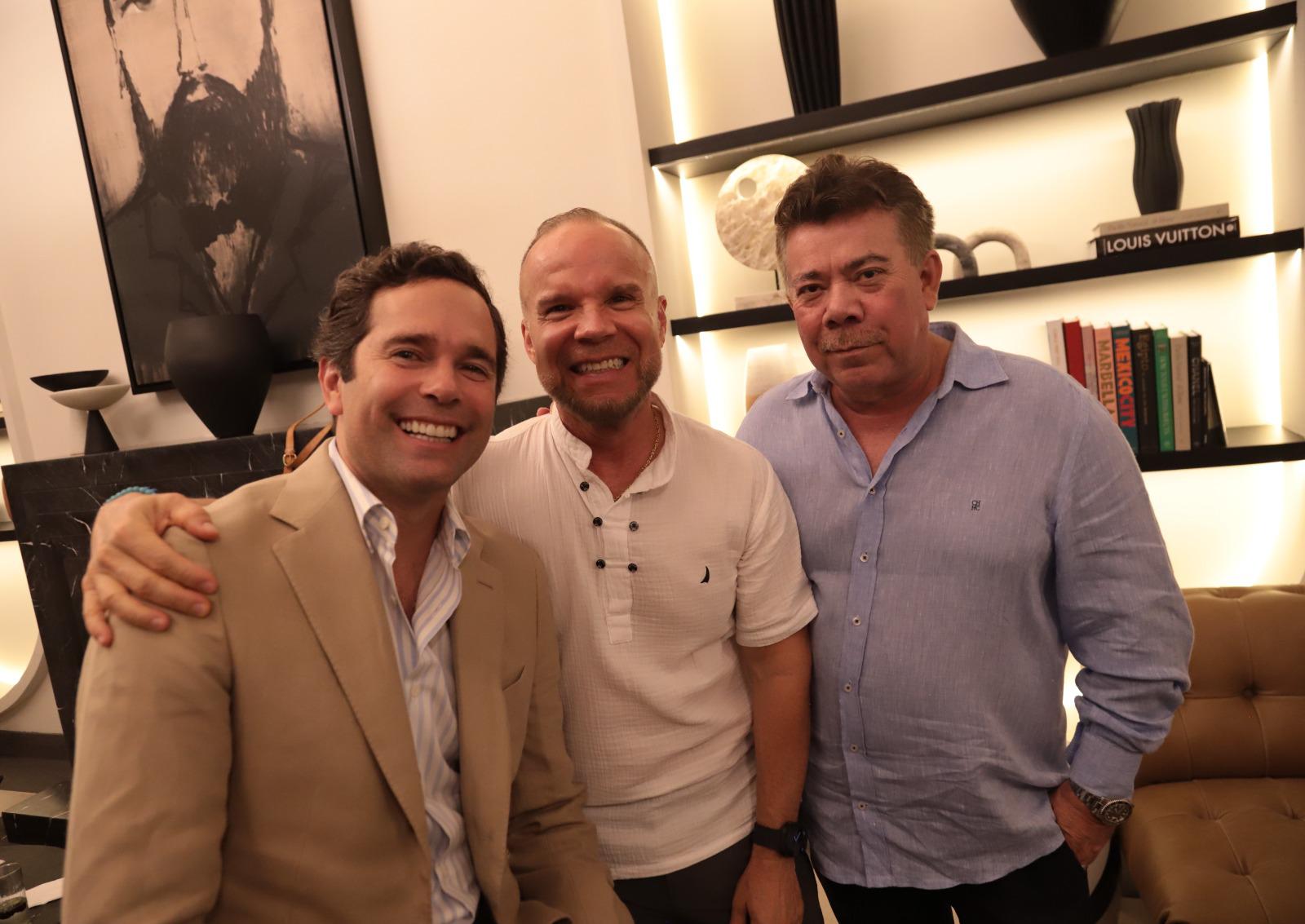 $!Alejandro Hank, Pepe Coppel y Roberto Tussi.