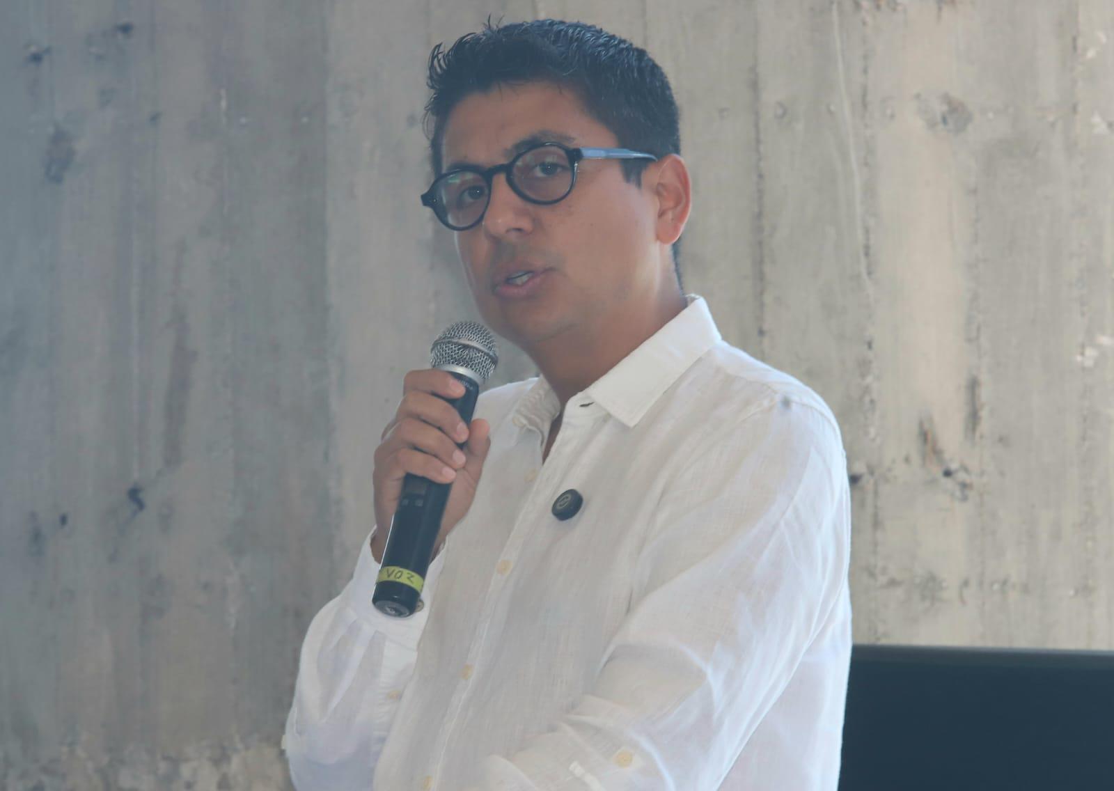 $!Jorge Lizárraga Angulo expresa un mensaje a los presentes