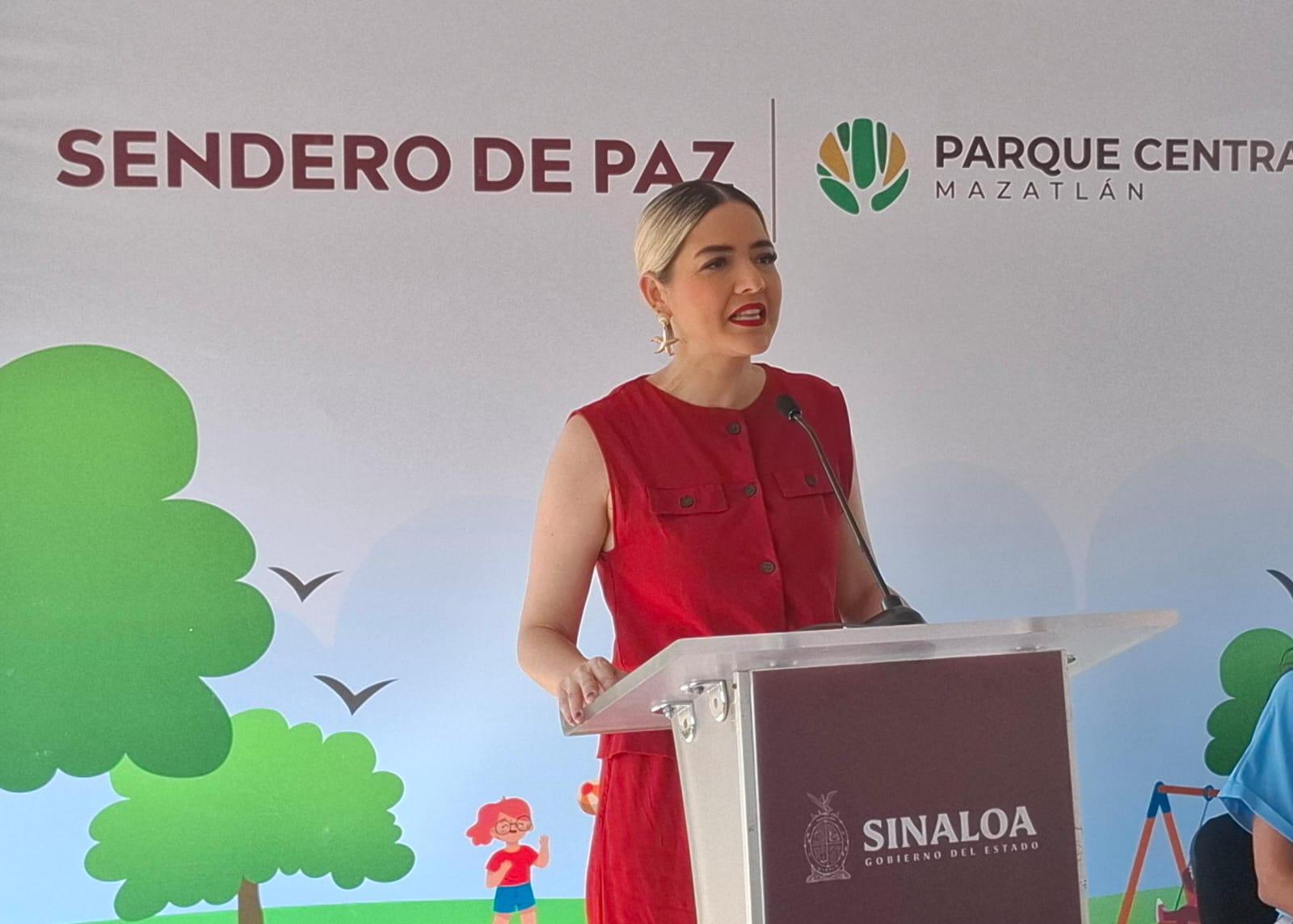 $!Inauguran el Sendero de Paz de Parque Central en Mazatlán