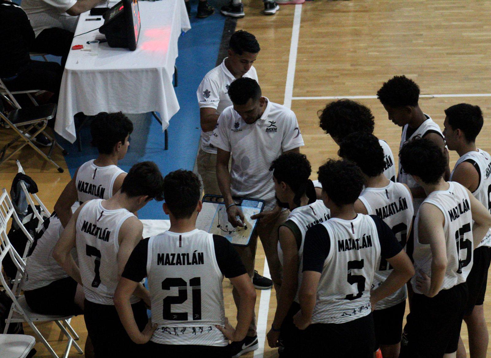 $!Mazatlán marcha invicto en basquetbol 5x5 con la categoría 2007-2008