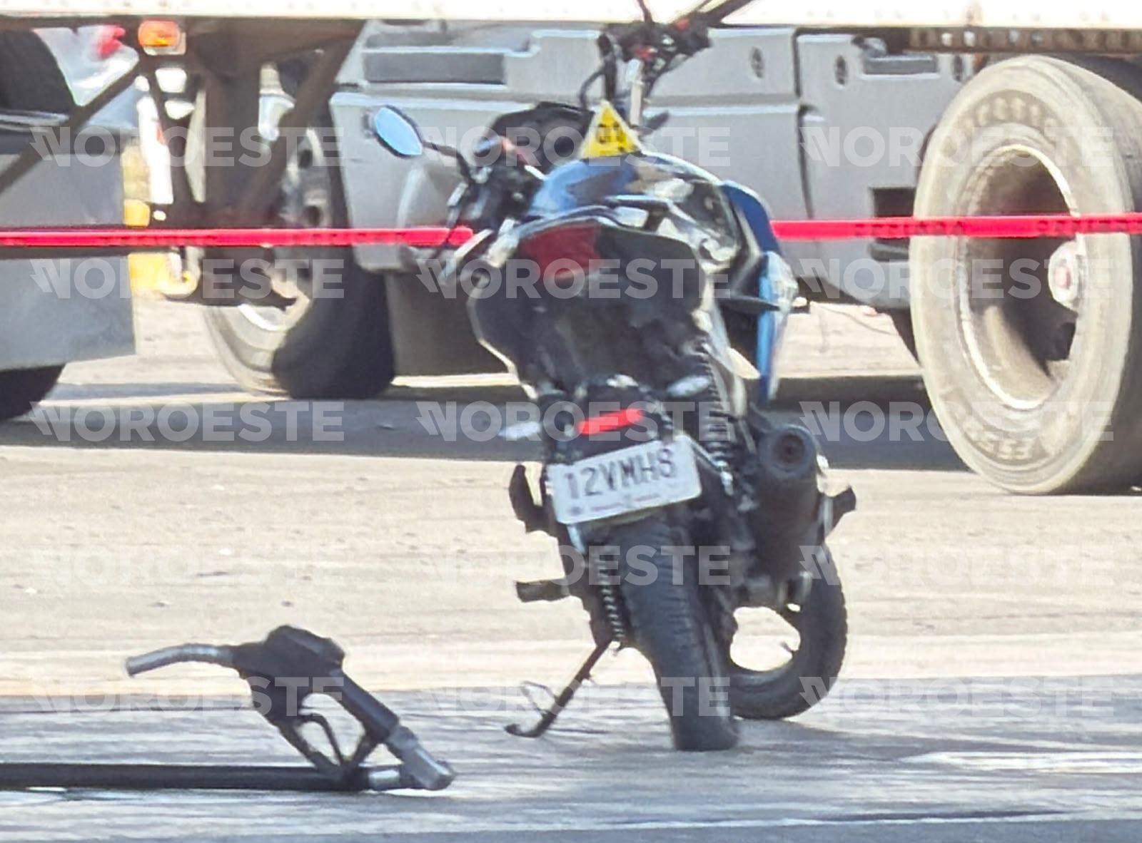 $!Hieren de bala a un hombre en una gasolinera del Libramiento Colosio en Mazatlán