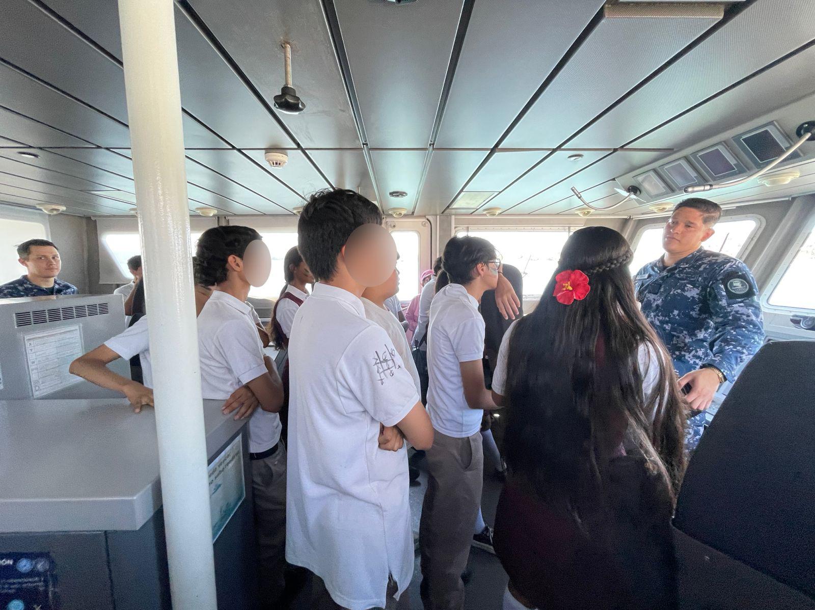 $!Realiza Marina proximidad social con estudiantes y ciudadanos en Mazatlán