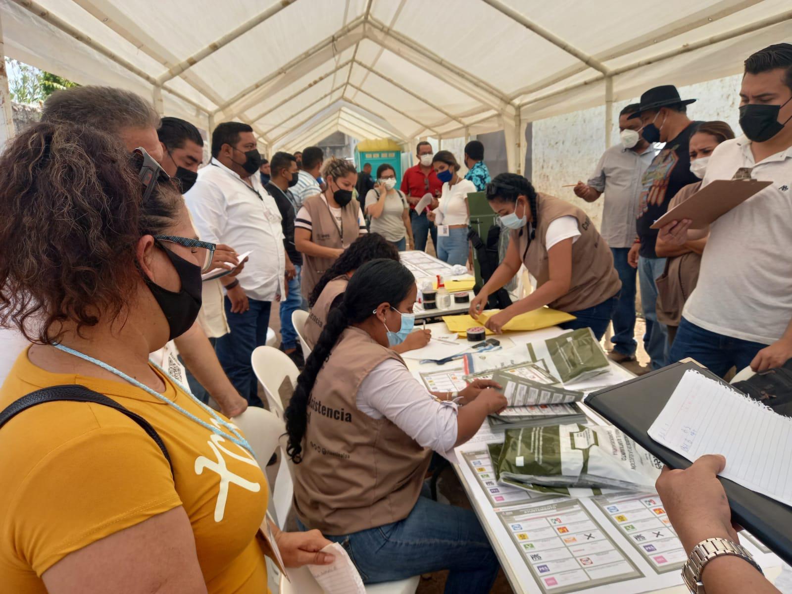 $!Escuinapa empieza conteo ‘voto por voto’ por la Presidencia Municipal