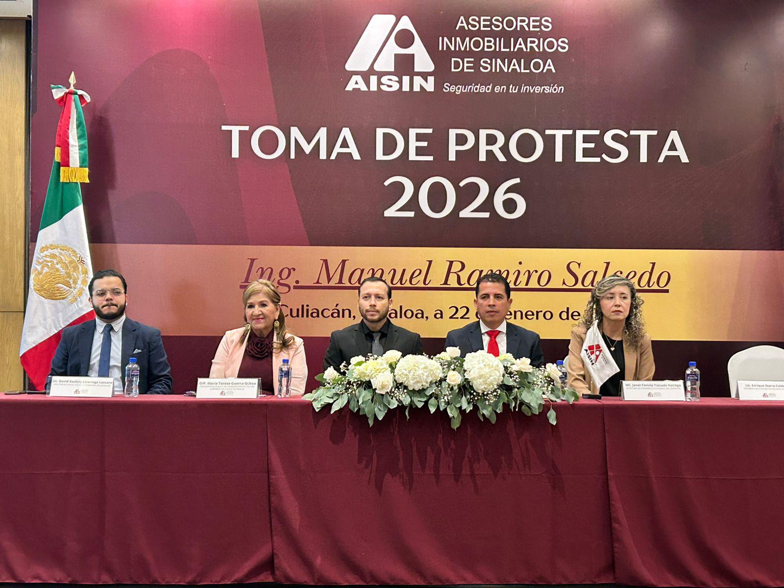 $!Manuel Ramiro Salcedo asume la dirigencia de la asociación de Asesores Inmobiliarios de Sinaloa