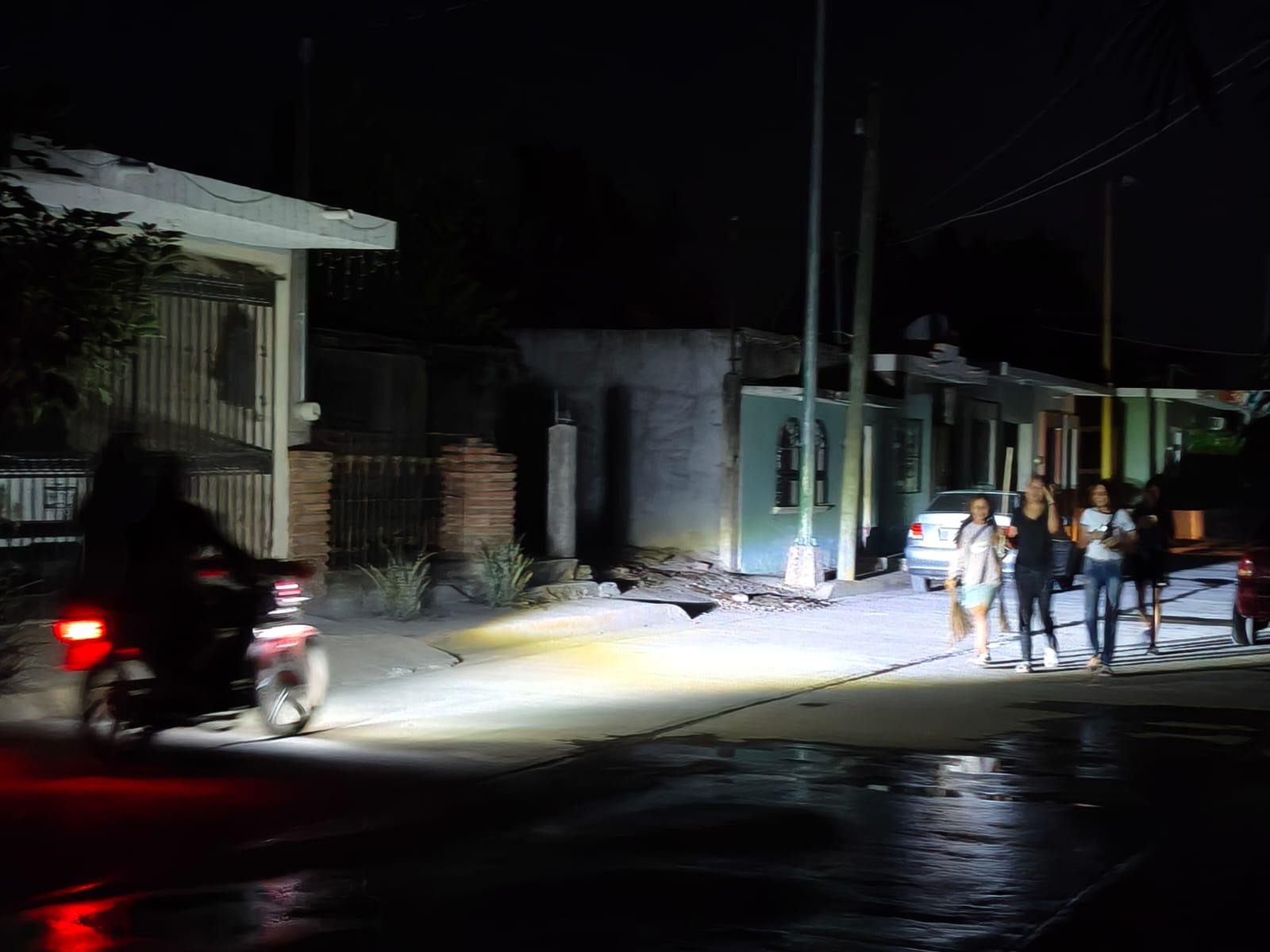 $!Se registra apagón en Rosario