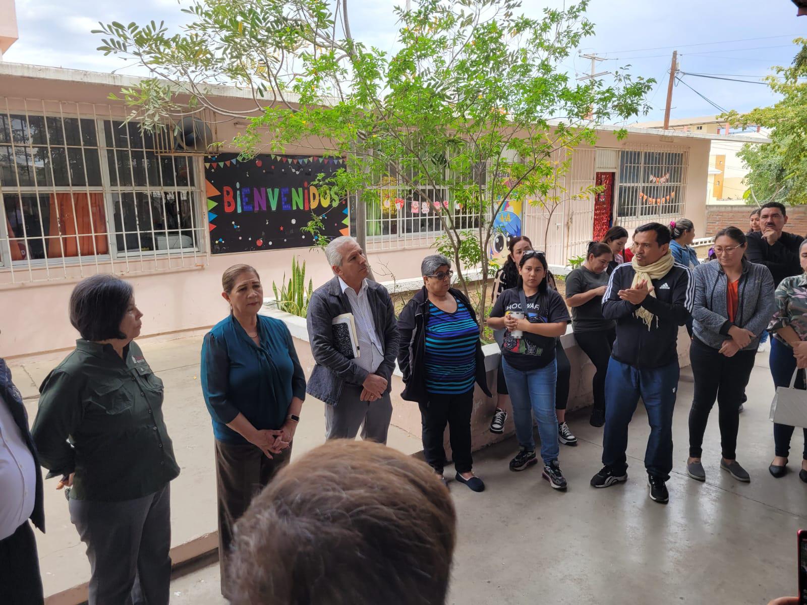 $!SEPyC promete regreso de luz en primaria de Culiacán ¡hasta antes de la primavera!