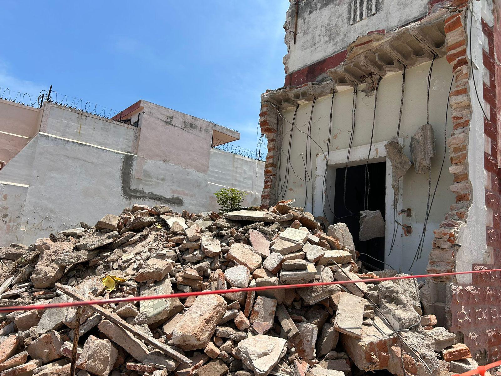 $!Critican demolición de finca antigua cerca del Centro Histórico de Mazatlán