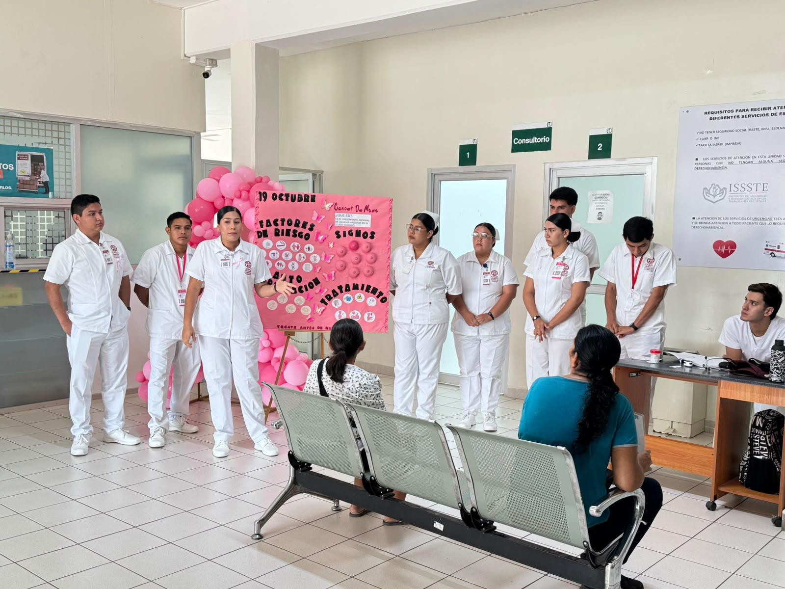 $!Con diversas actividades personal de Hospital Integral Rosario conmemoraron el Día de la Lucha Contra el Cáncer de Mama