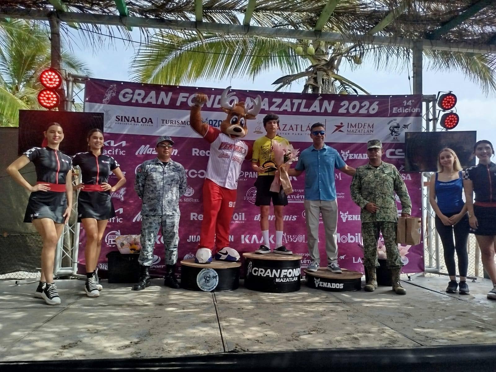 $!Dinastía Romero brilla en el Gran Fondo Mazatlán 2026