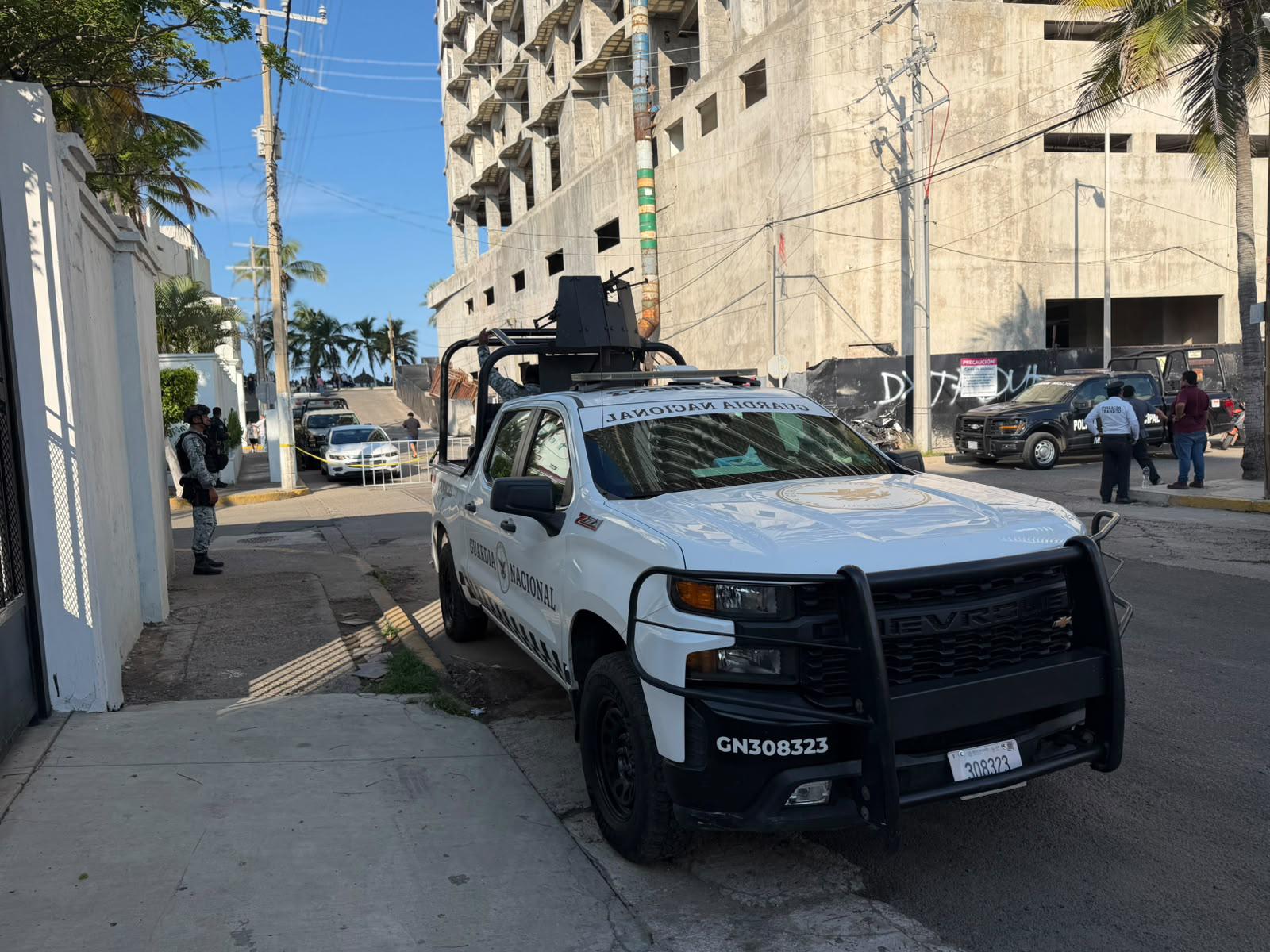 $!Refuerzan seguridad durante desfile del 16 de septiembre en el malecón de Mazatlán