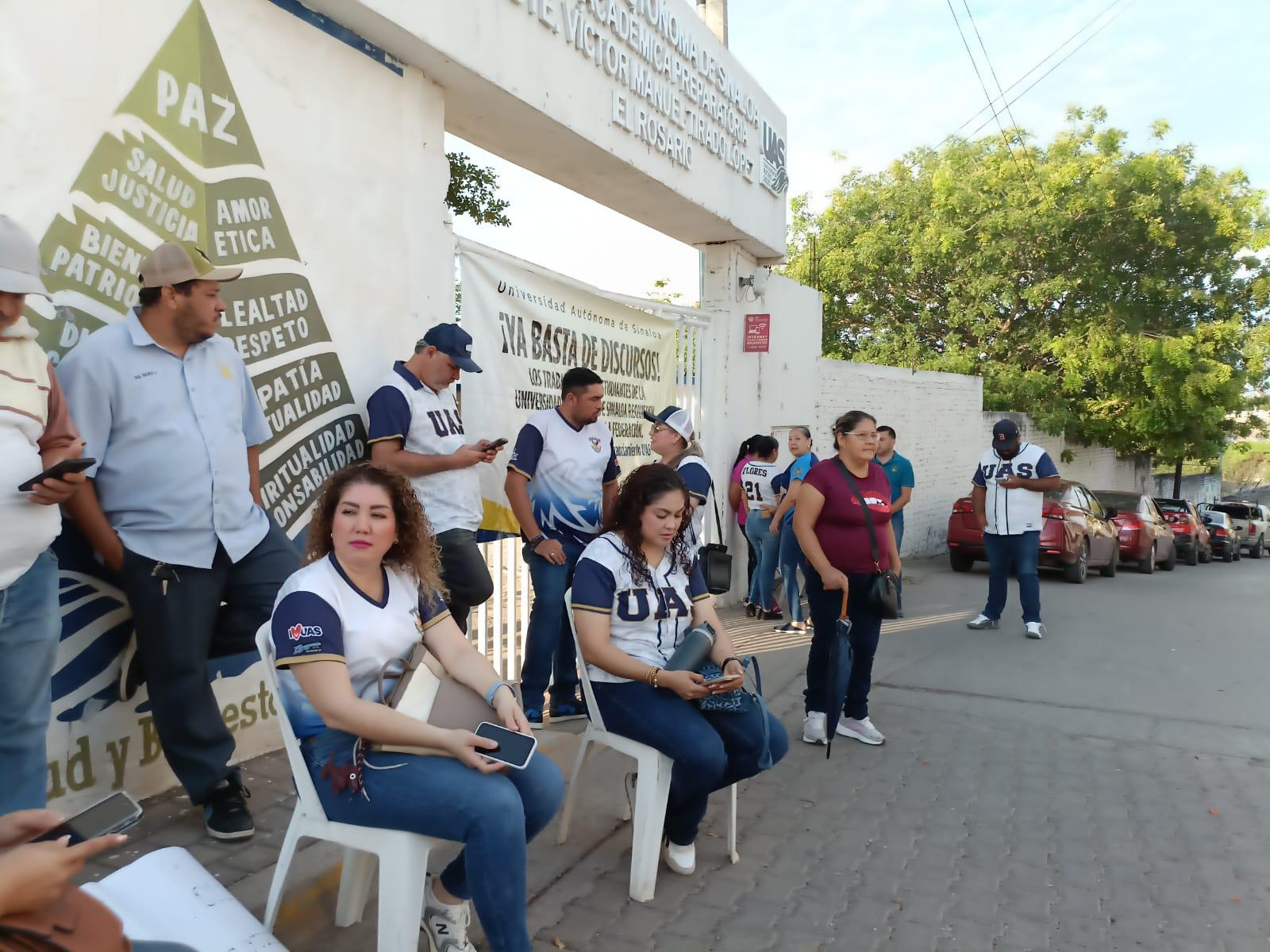 $!Preparatoria Rosario se suma al paro indefinido de labores en la UAS