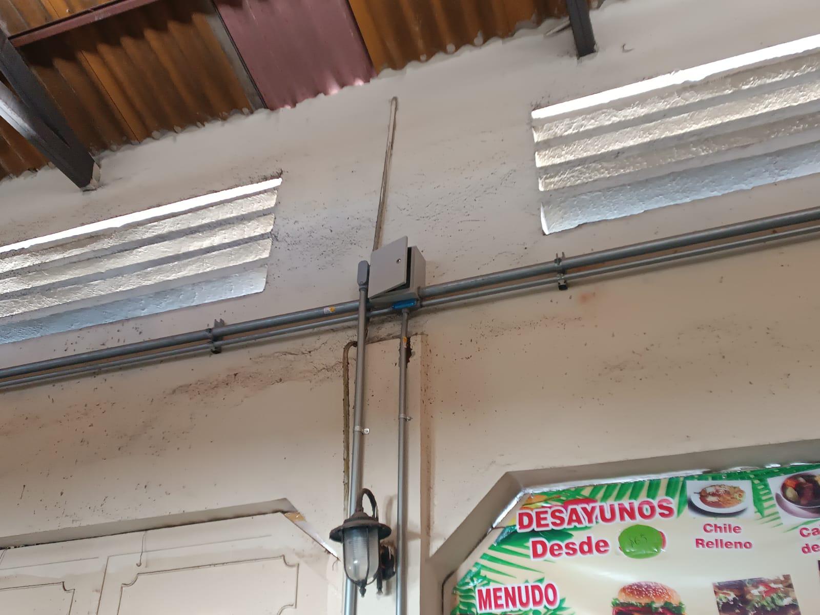 $!Avanza 70% modernización eléctrica del mercado Pino Suárez en Mazatlán