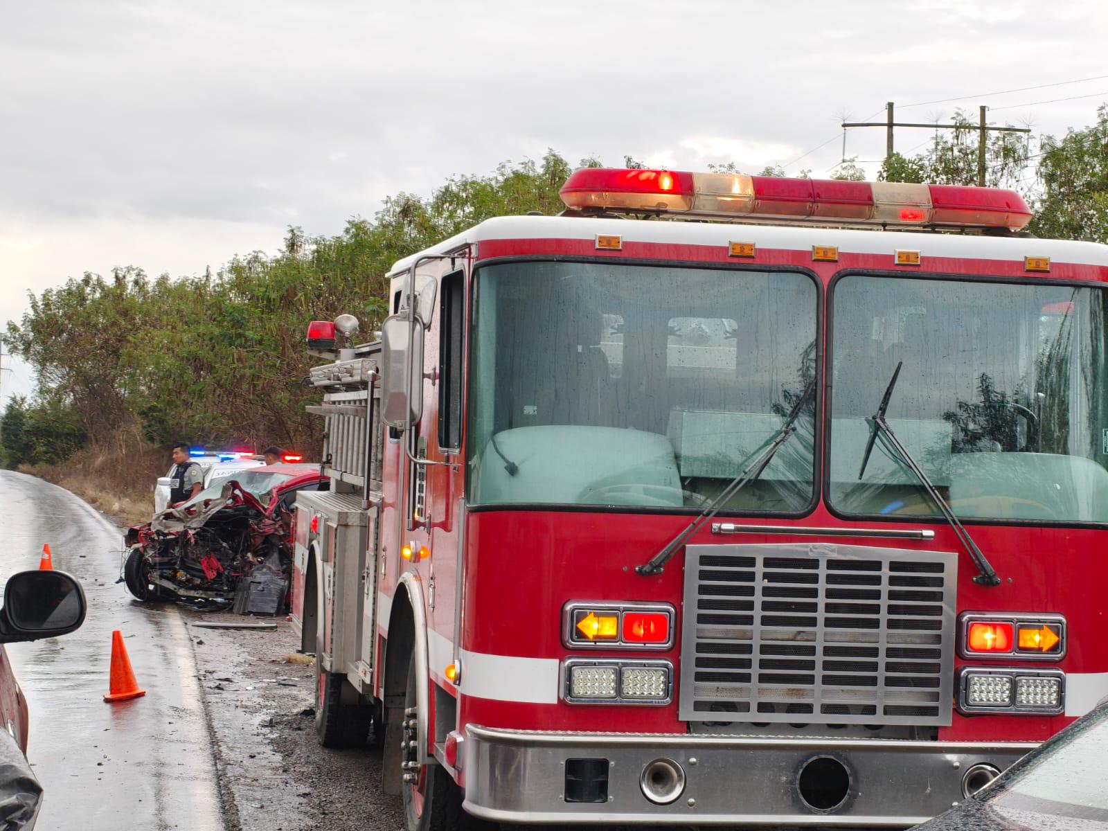 $!Muere mujer en aparatoso choque en la México 15 a la altura de Rosario
