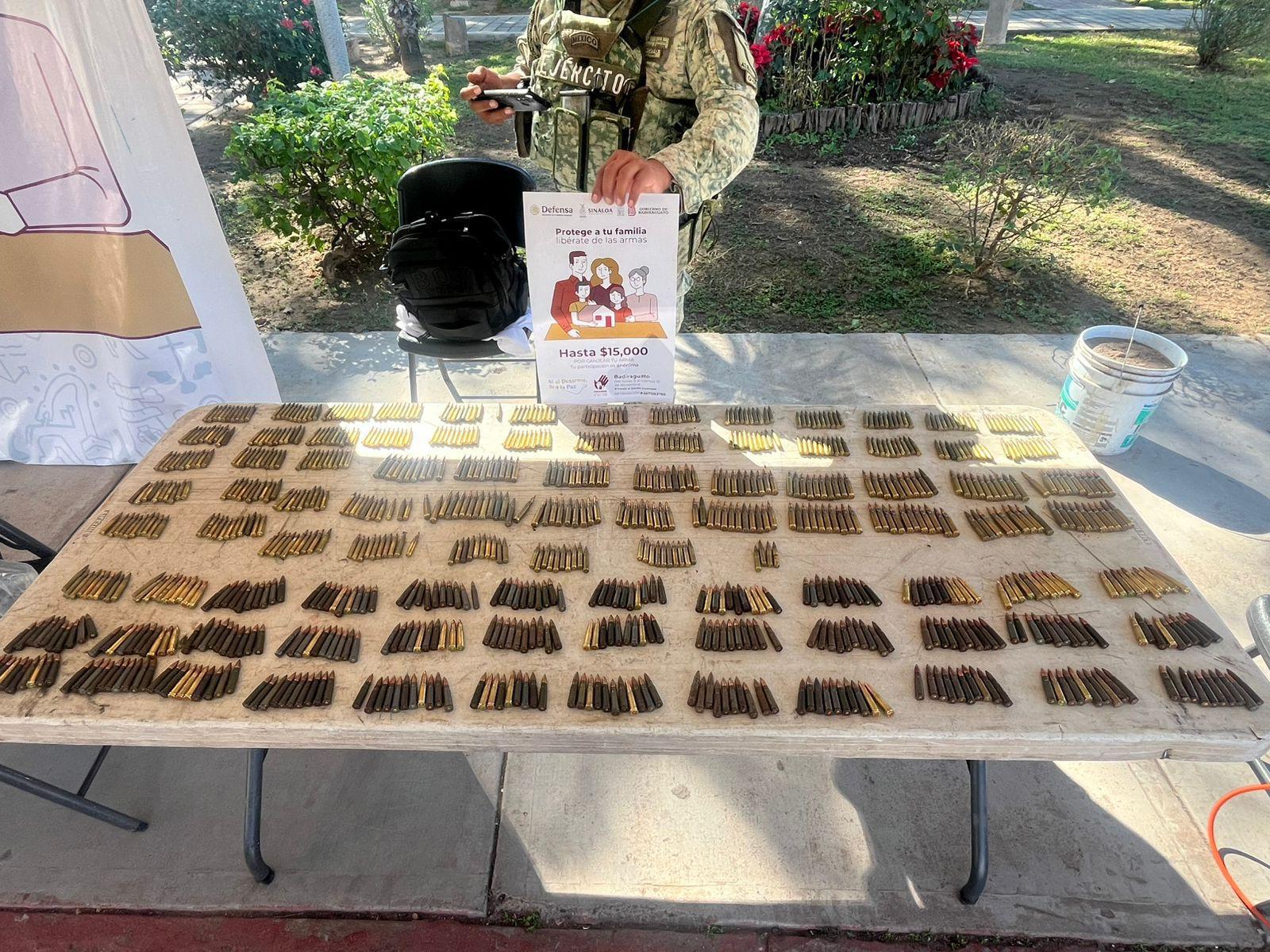 $!Supera meta Desarme Voluntario Sinaloa 2025 con más de mil armas de fuego destruidas