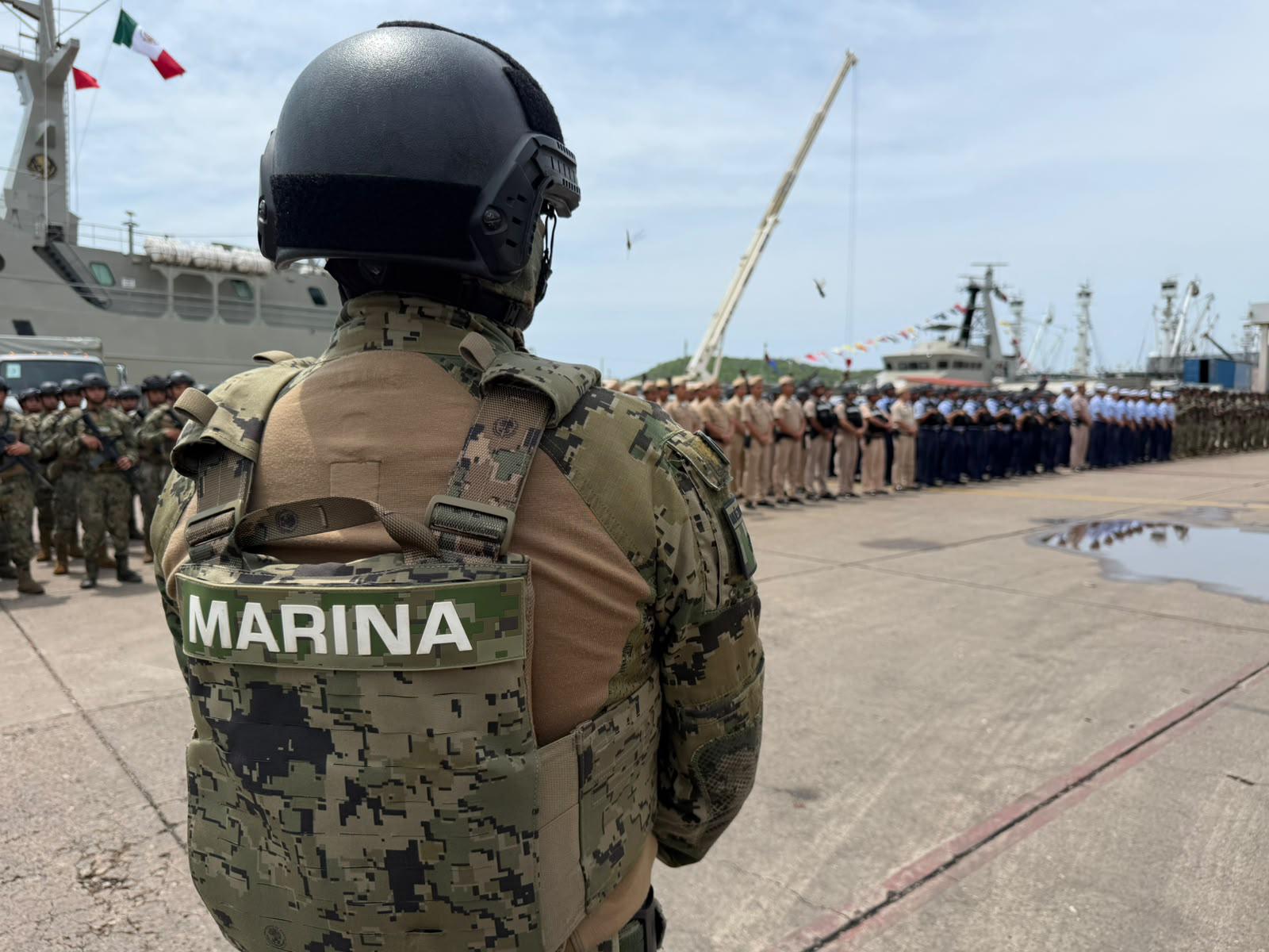 $!Marina despliega más de mil 700 elementos para reforzar la seguridad en Mazatlán