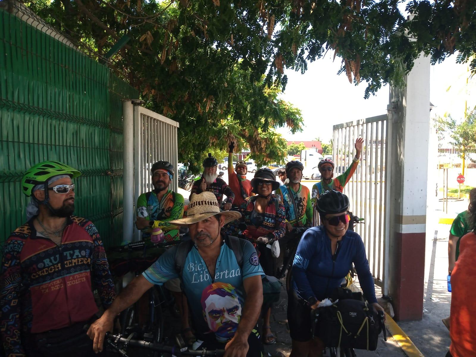 $!Ruta Chichimeca cumple 23 años y hace escala en Mazatlán rumbo a la frontera sur de México