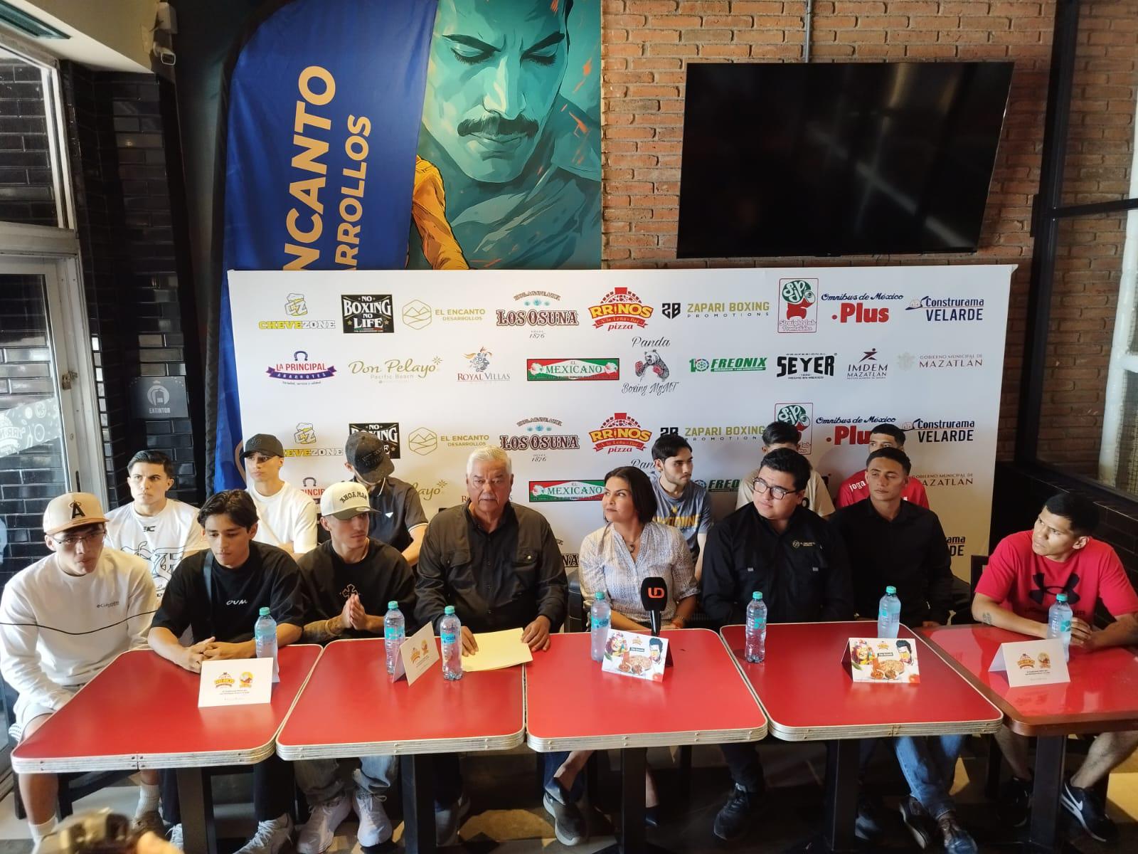 $!Oficializan cartelera de boxeo internacional ‘Guerra en el Ring’