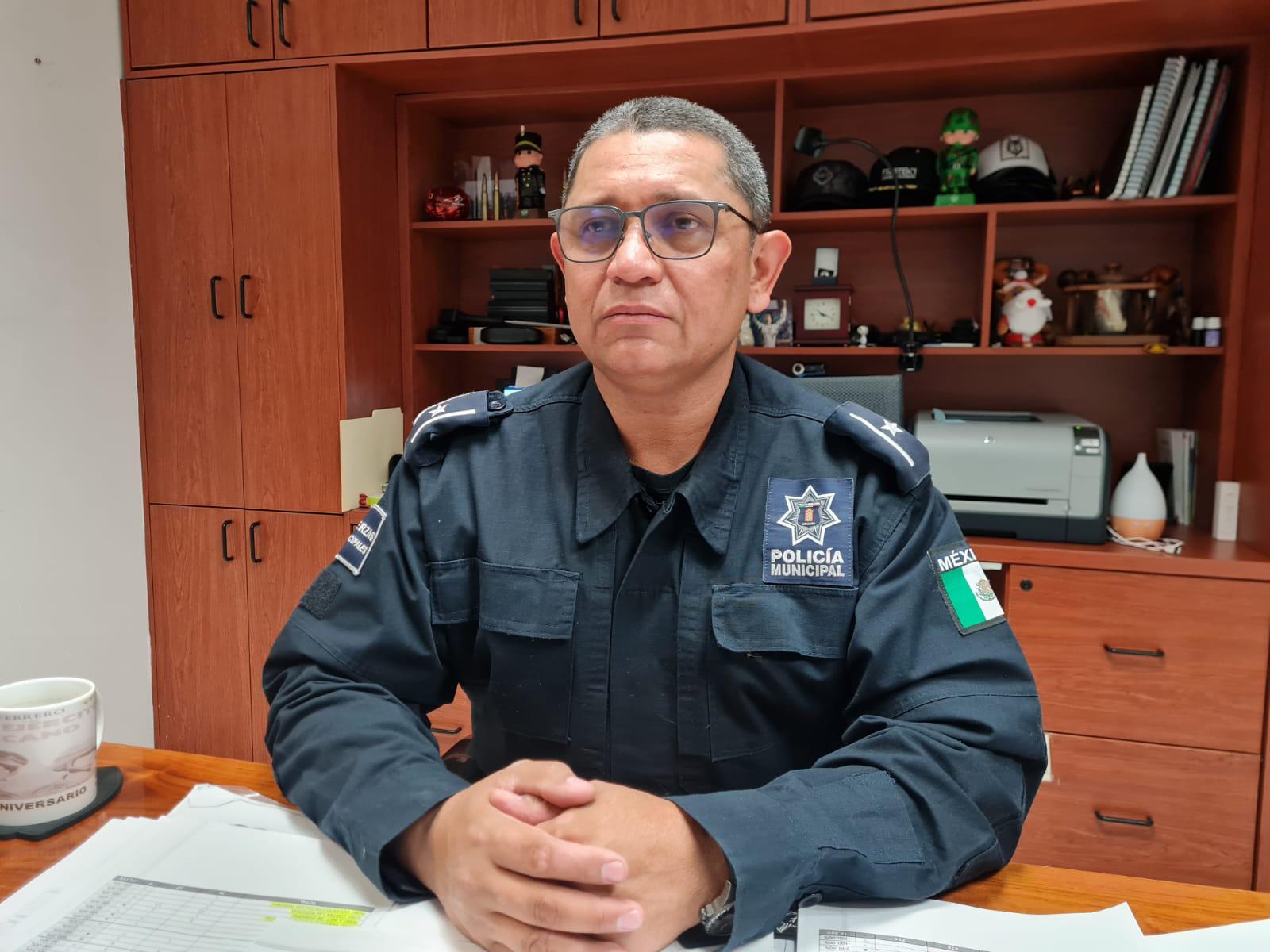 $!Óscar Guinto Marmolejo, Secretario de Seguridad del Municipio.