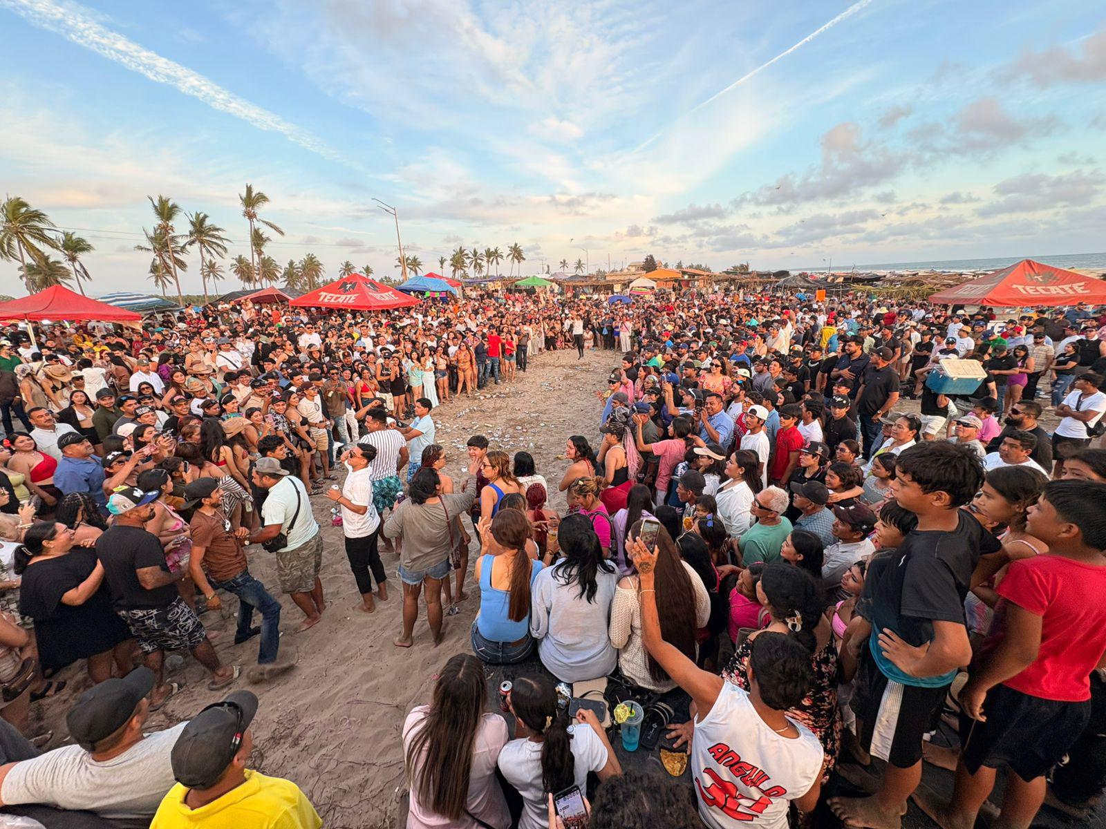$!Playas de Rosario viven Semana Santa sin rescates, pero con atenciones por quemaduras