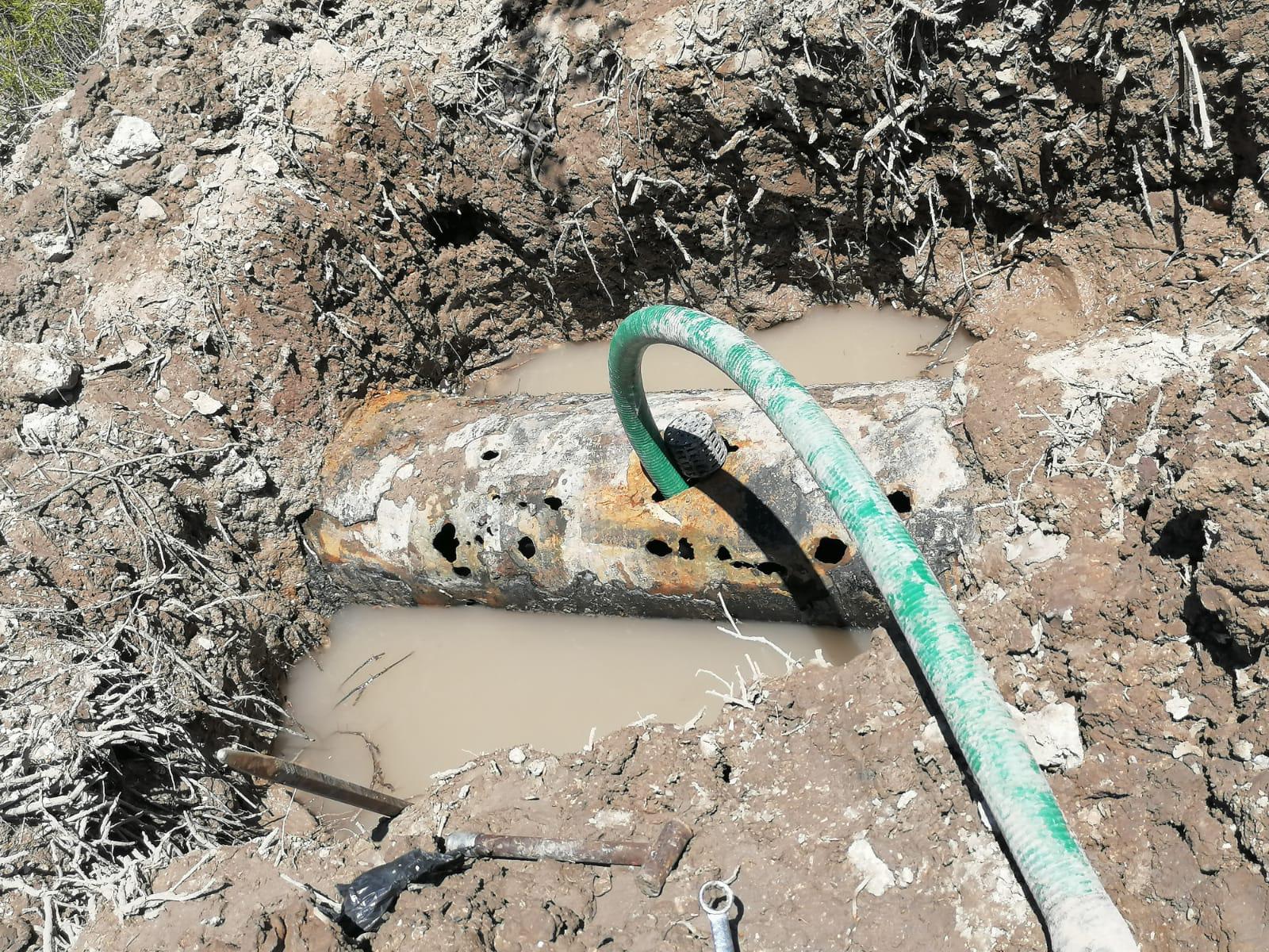 $!Actos vandálicos ocasionan que acueducto Baluarte-Teacapán deje sin agua a Escuinapa