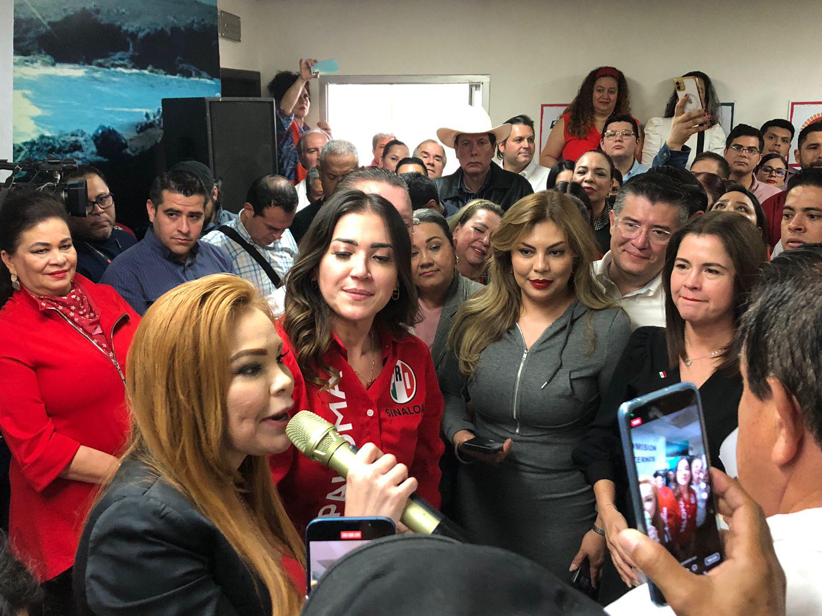 $!Se registra Paloma Sánchez por la candidatura al Senado por el PRI