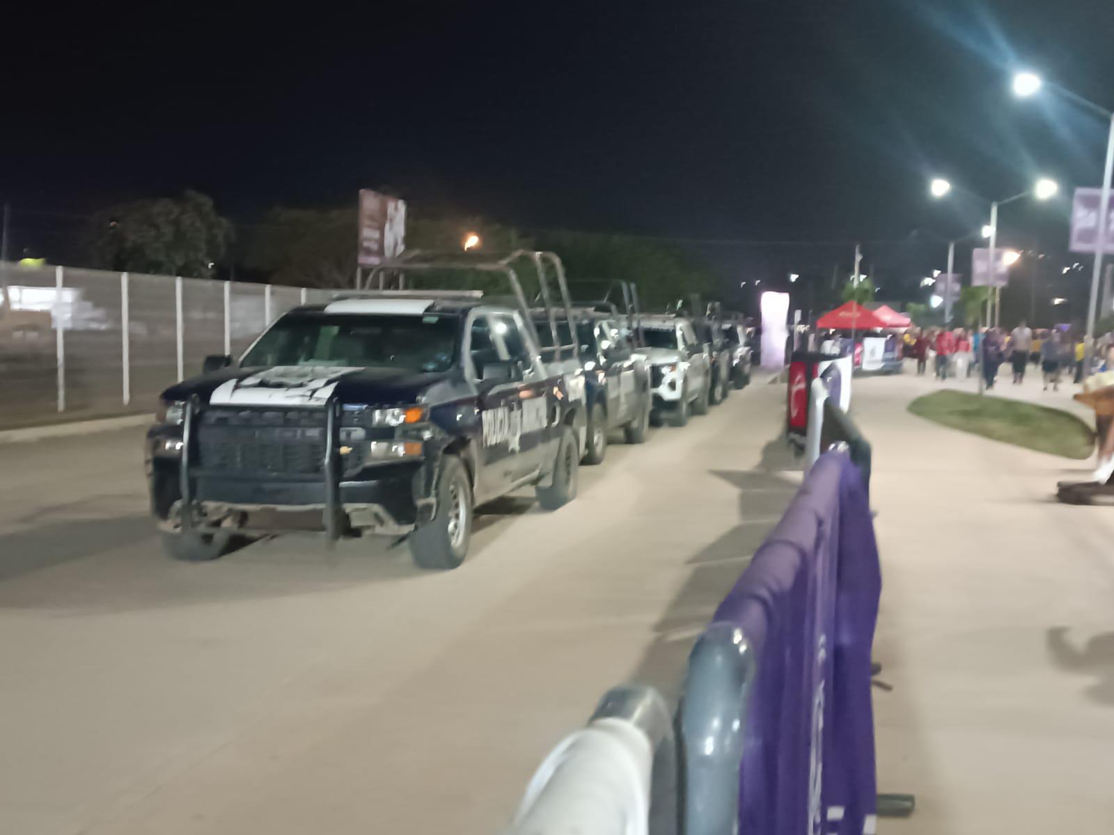 $!Fuerzas policiales supervisan la seguridad en El Encanto durante el Mazatlán vs. América