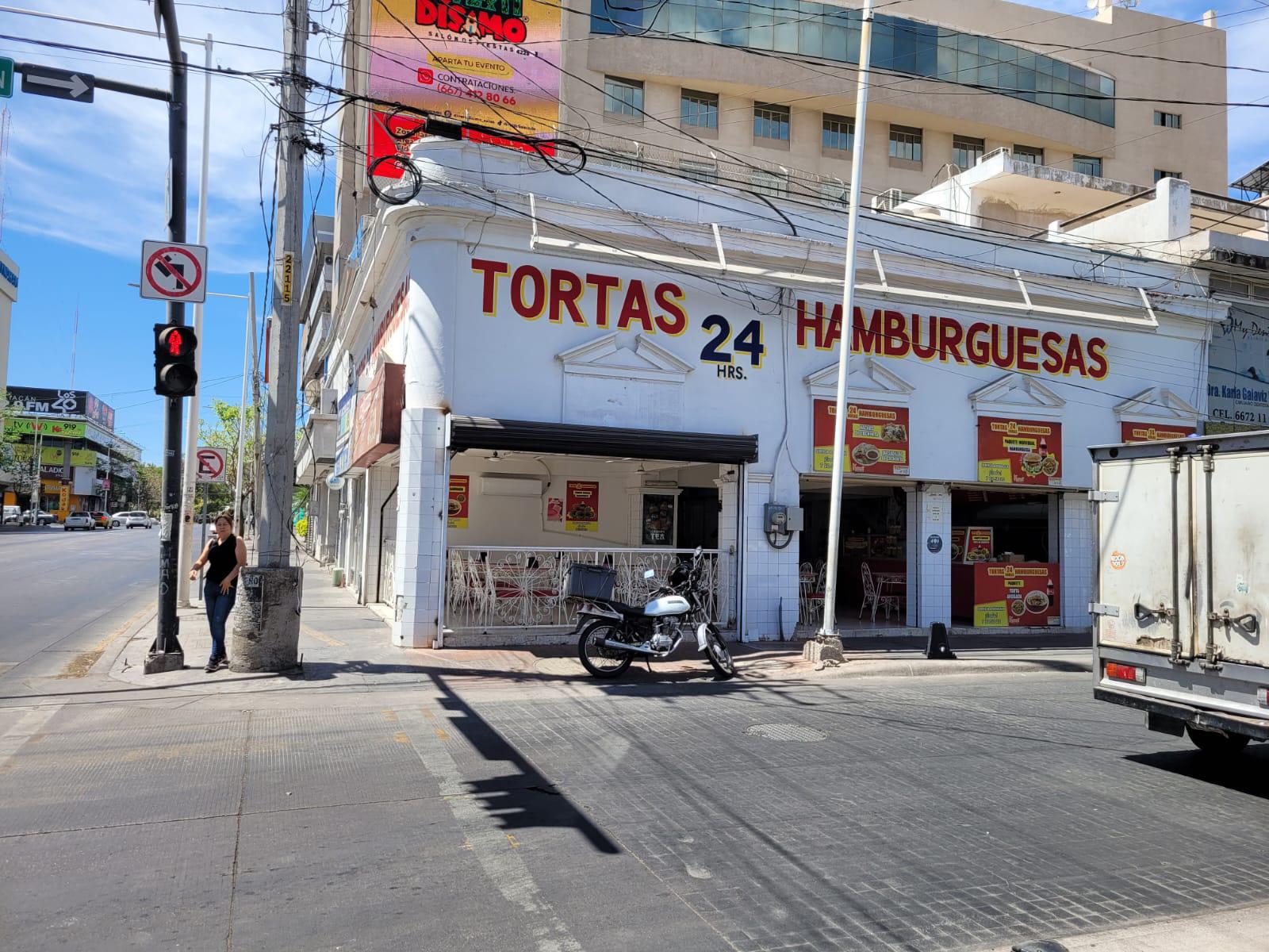 $!Tortas 24 Horas cierra de noche por violencia en Culiacán