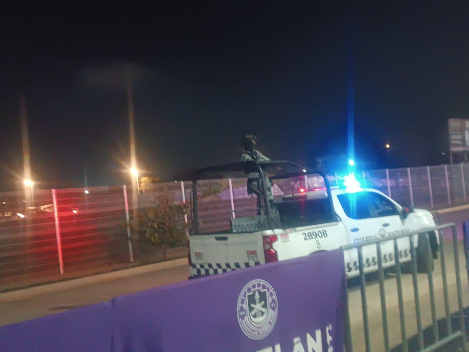 $!Despliegan operativo de seguridad en El Encanto ante duelo entre Mazatlán FC y Chivas