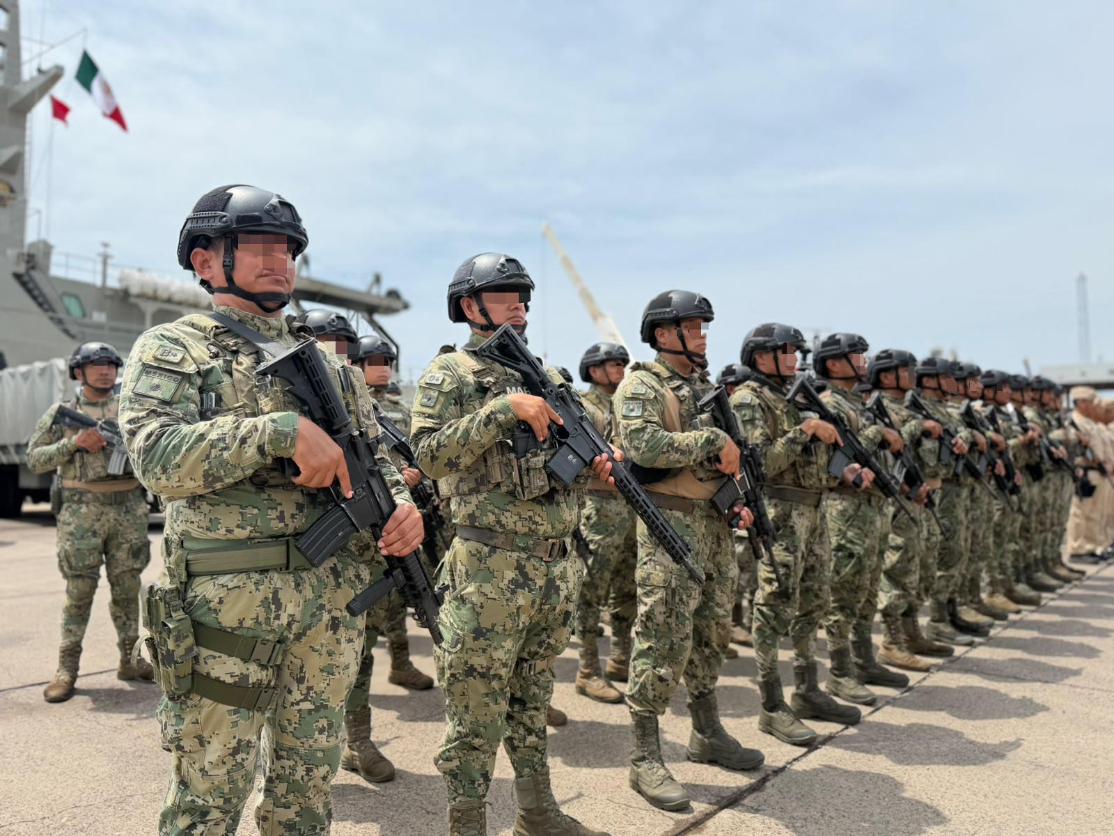 $!Marina despliega más de mil 700 elementos para reforzar la seguridad en Mazatlán