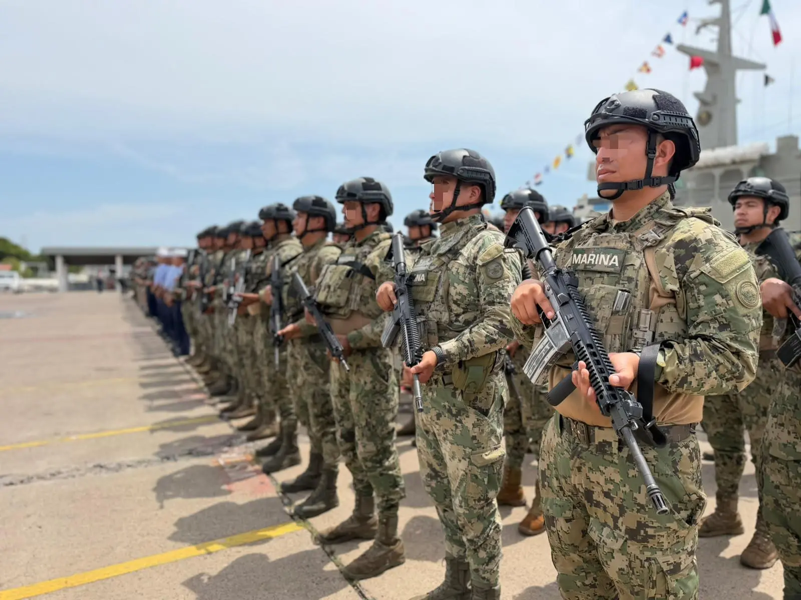 $!Marina despliega más de mil 700 elementos para reforzar la seguridad en Mazatlán