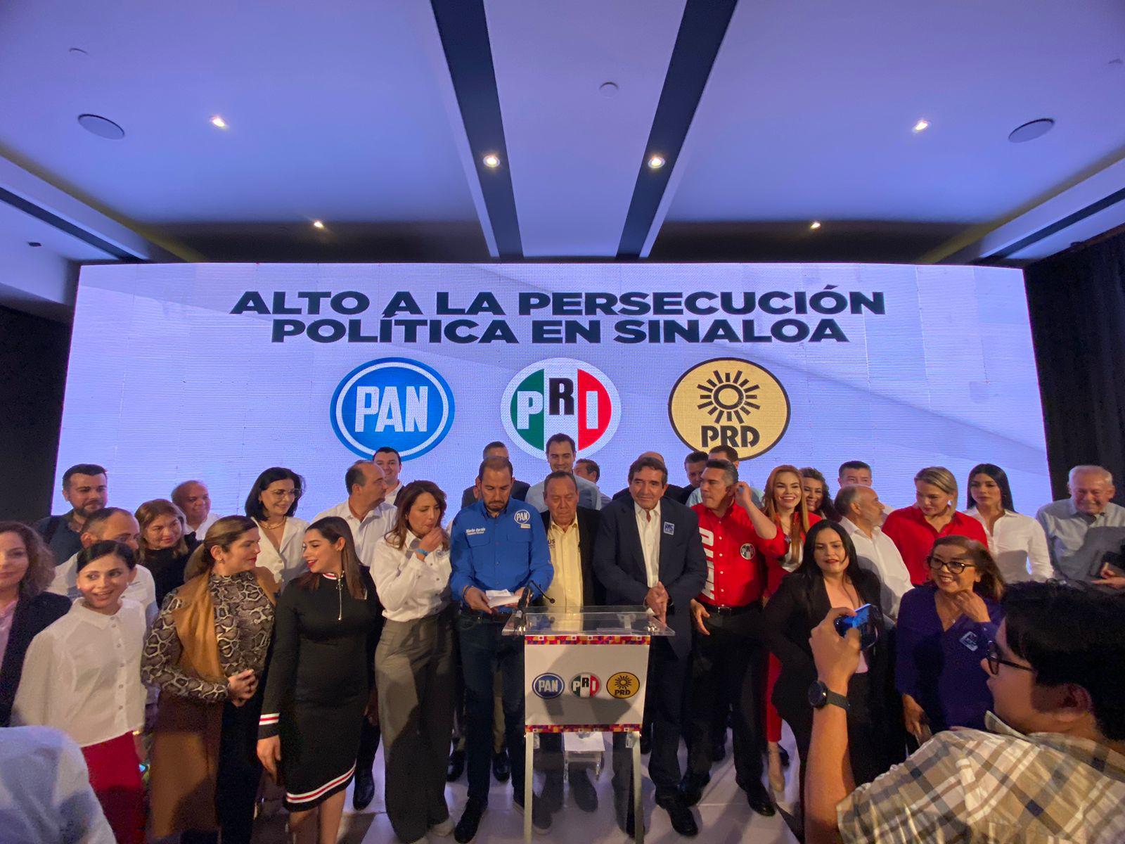 $!Coalición Fuerza y Corazón por México manda respaldo a la UAS ante ‘persecución política’
