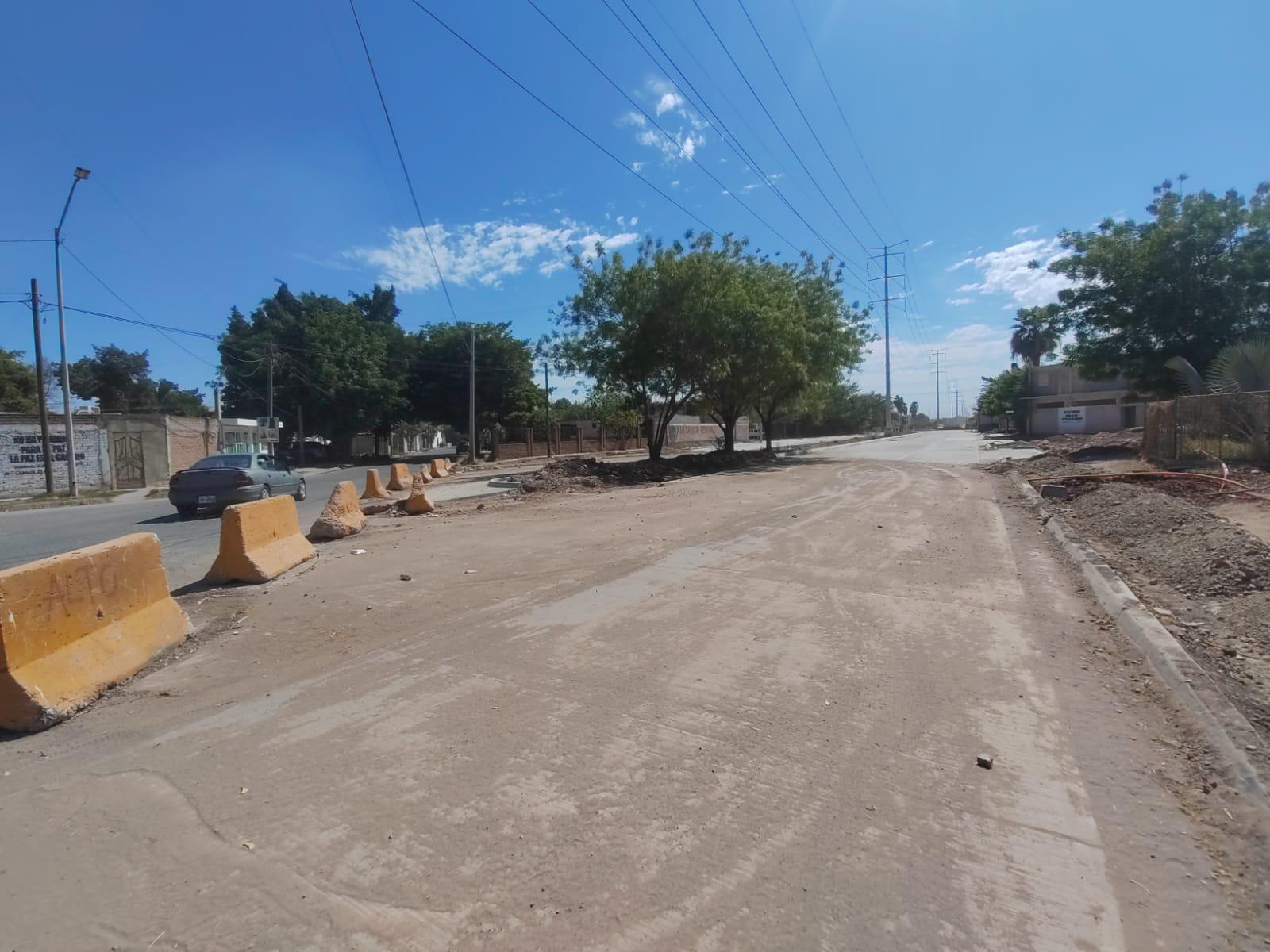 $!Alcanza bulevar Hernández Terán 85% de avance; permitirá desfogue vial para Las Canteras, en Los Mochis