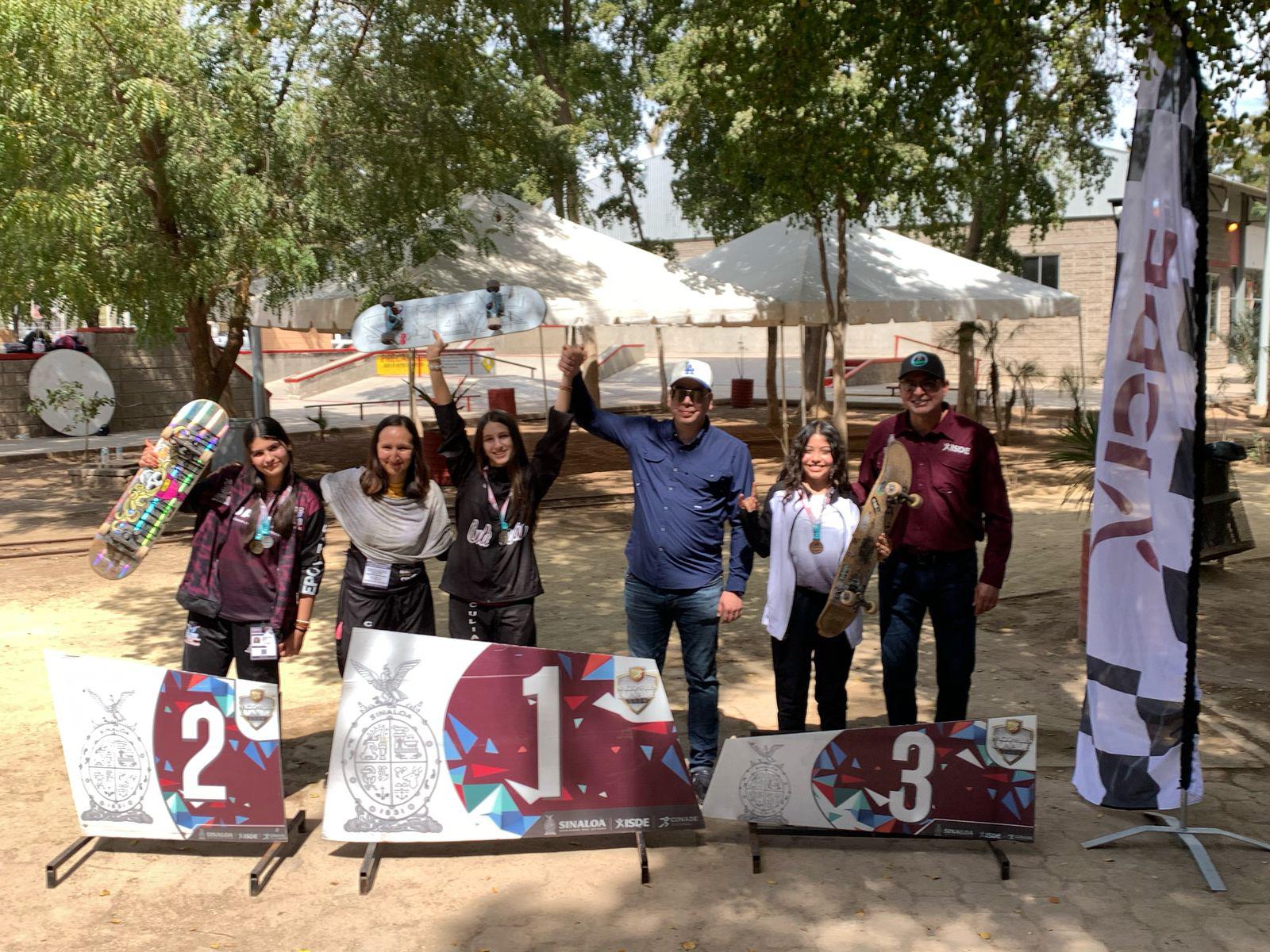 $!Obtiene Mazatlán nueve medallas en el estatal de skateboarding de Juegos Conade